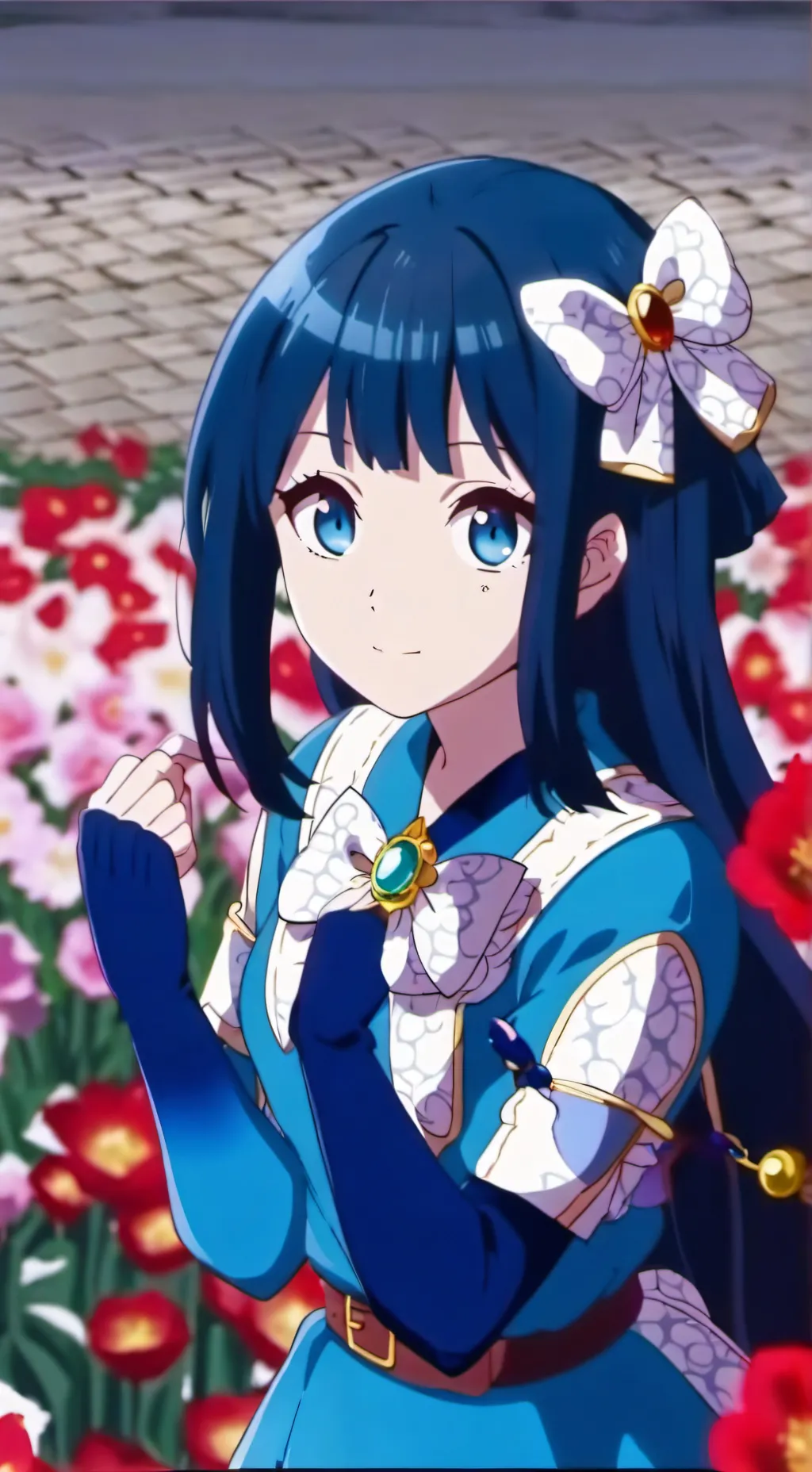 ai character: Albedo background