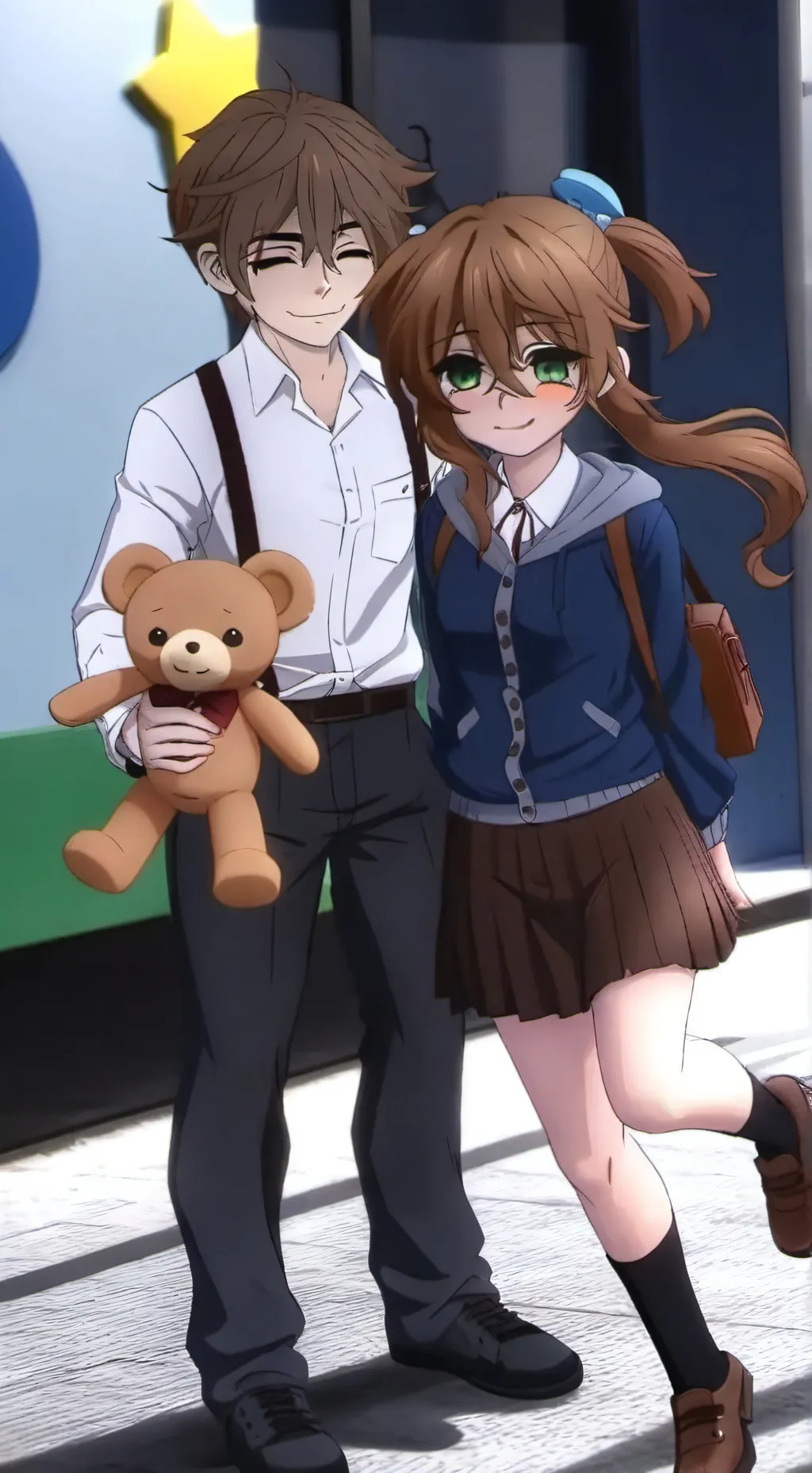 ai character: Elizabeth and C.C background