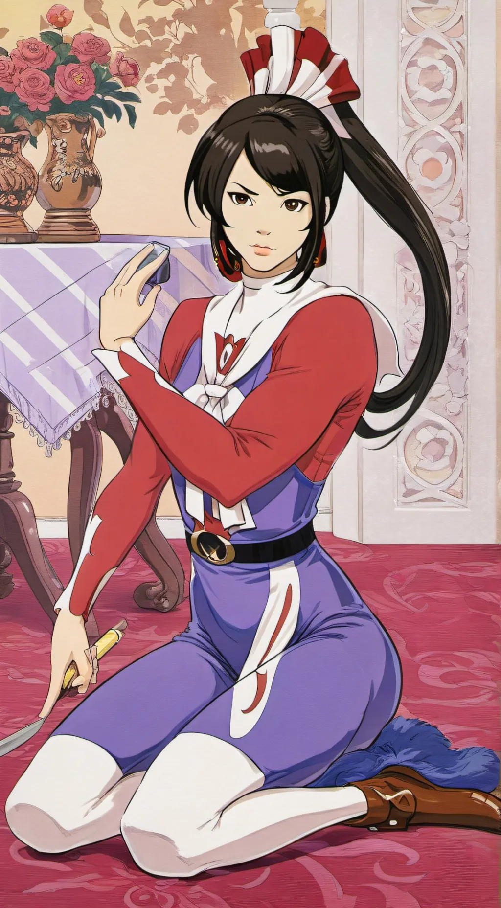 ai character: Azula and her gang background