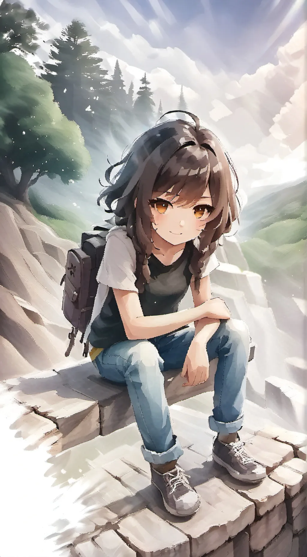 ai character: ;-•°•-Myah-•°•-; background