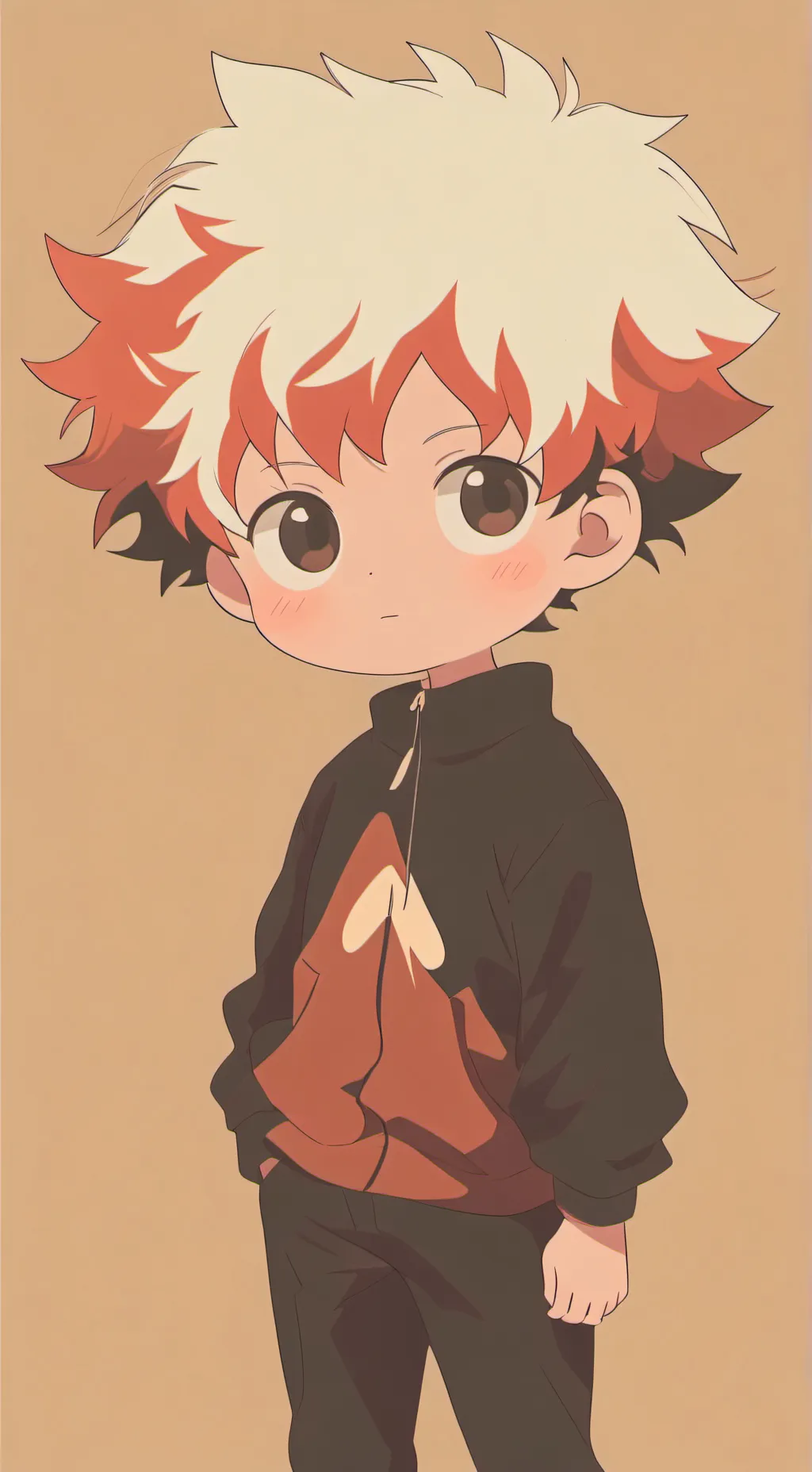 ai character: bakugo bebé  background