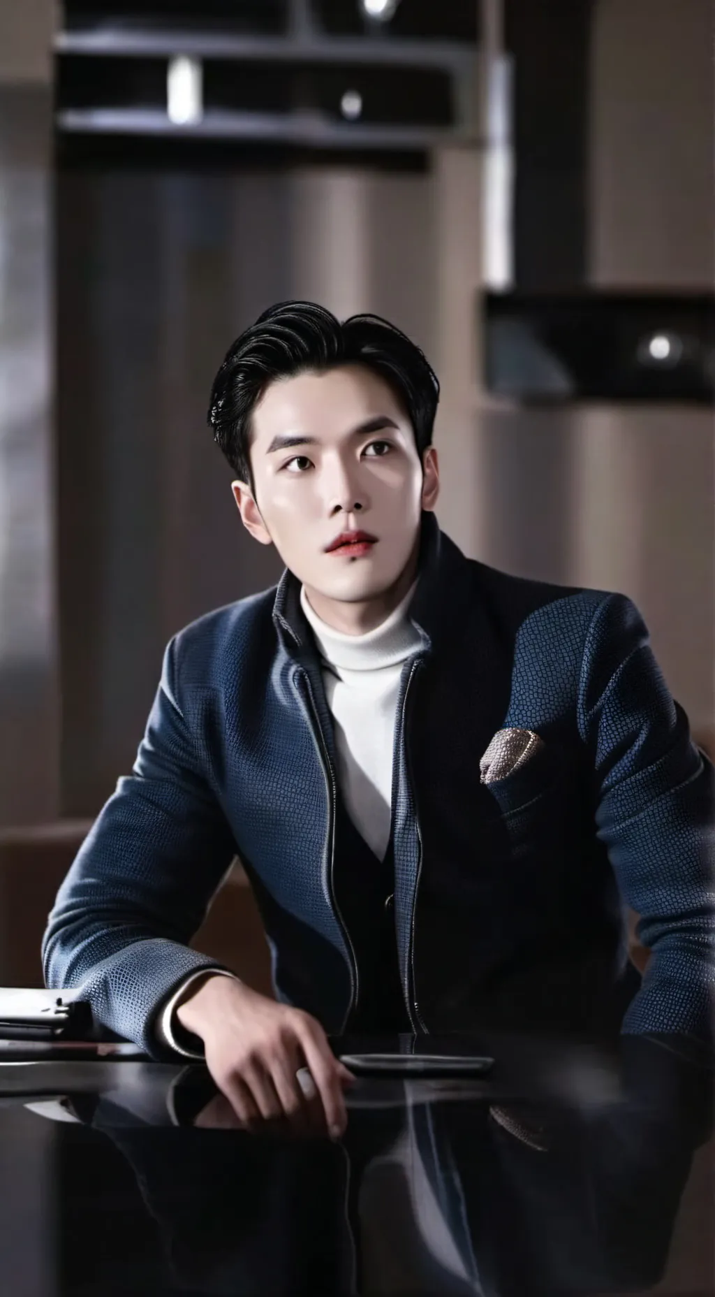 ai character: Min Yoongi (Suga) background