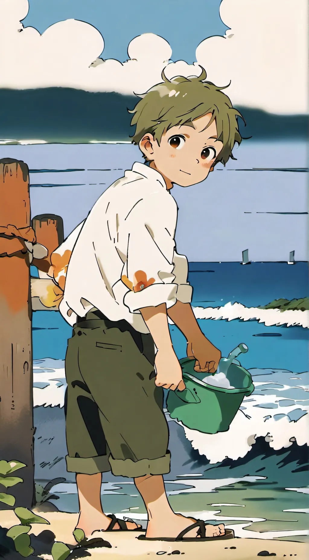 ai character: ew background