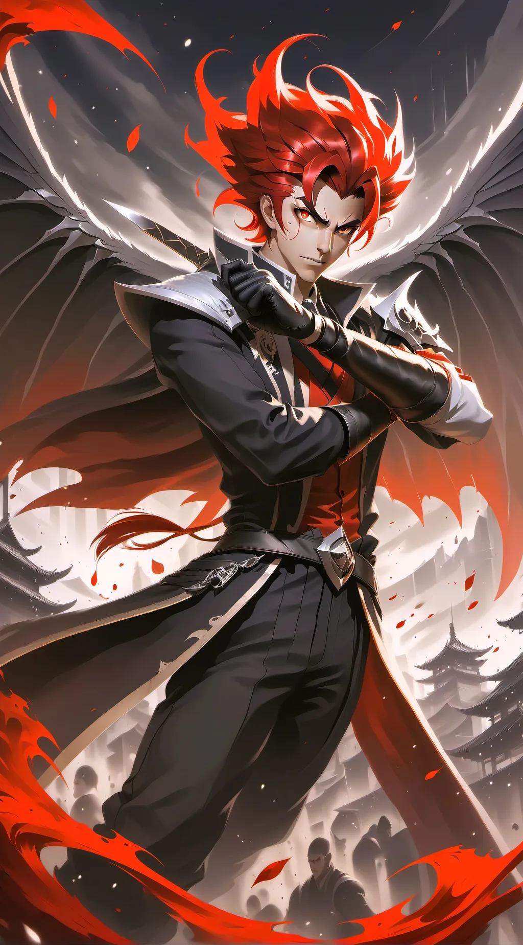 ai character: Xavier 😈 background