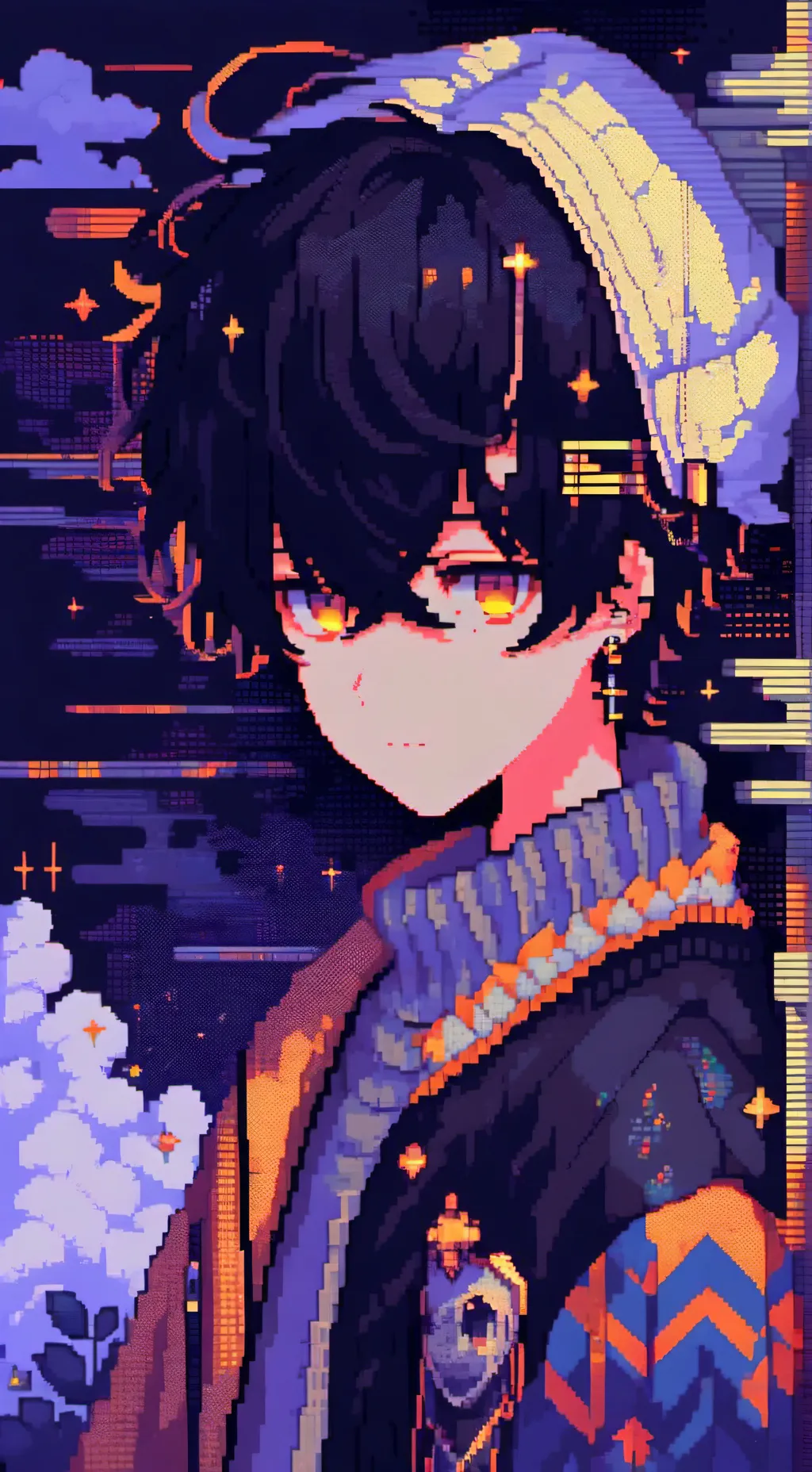 ai character:  cash and Nico background