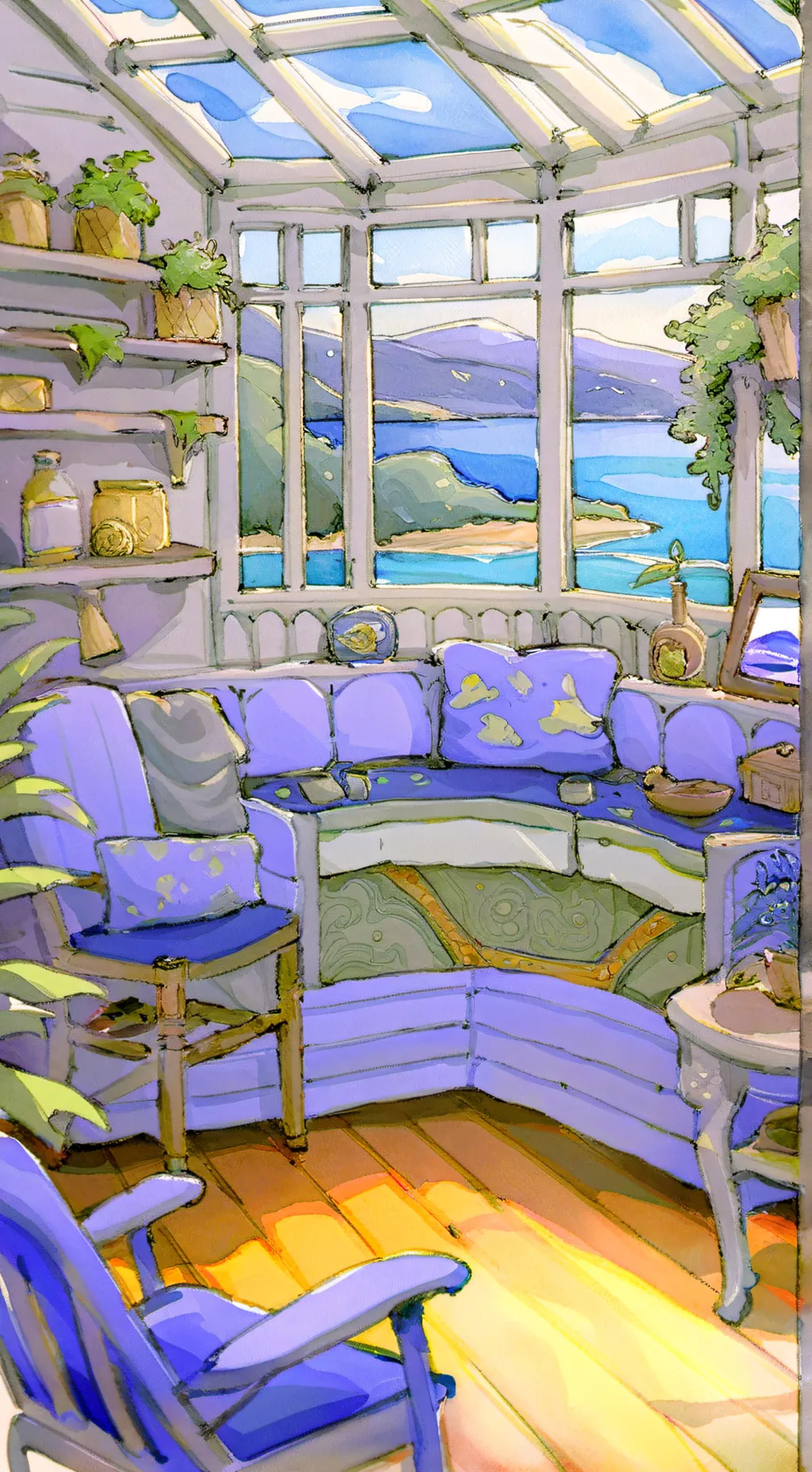 ai character: Sprunki hangout background