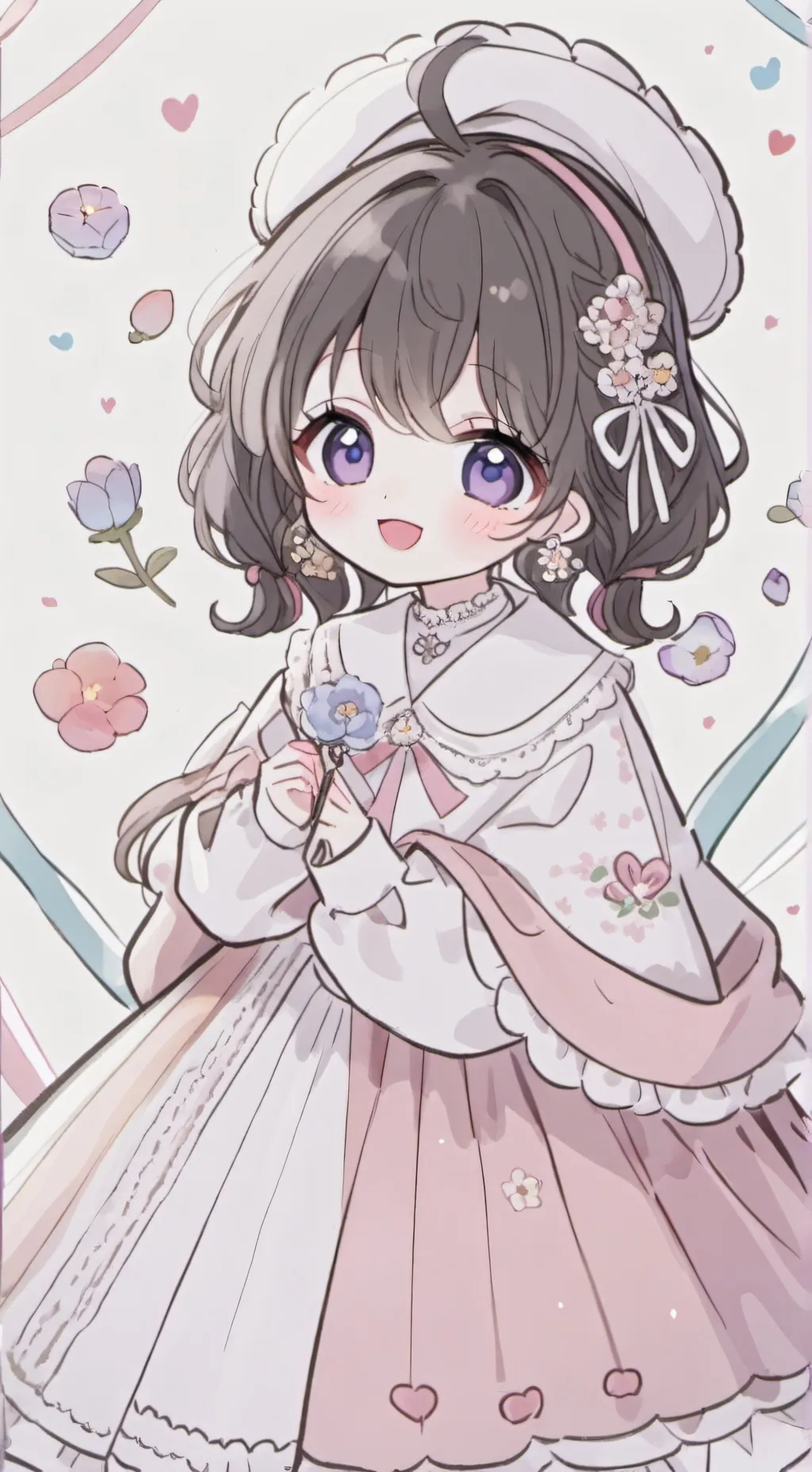 ai character: Мими  background