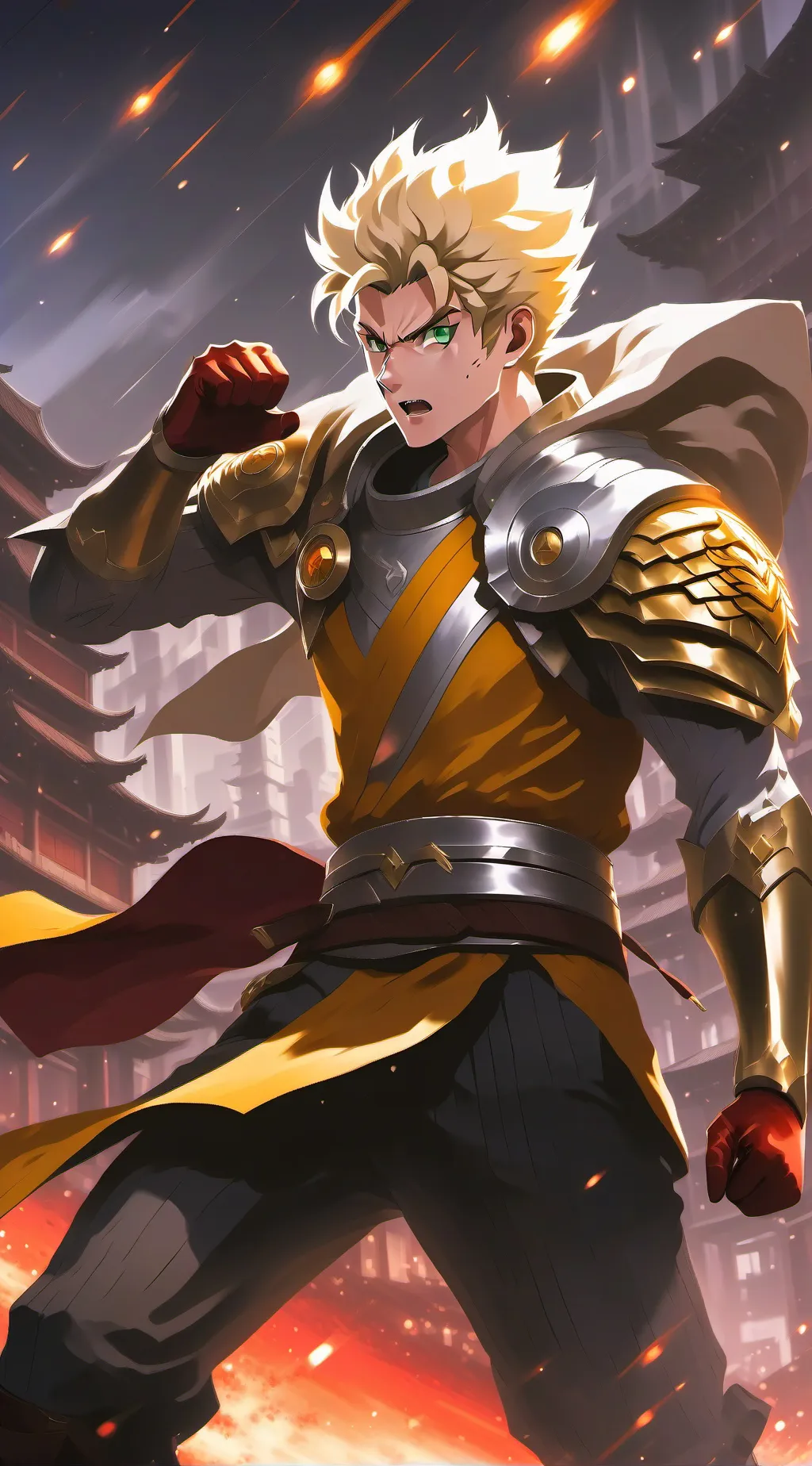 ai character: Bakugo again- background