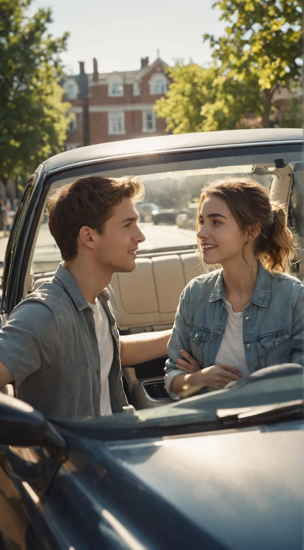 ai character: Whispers of Campus background