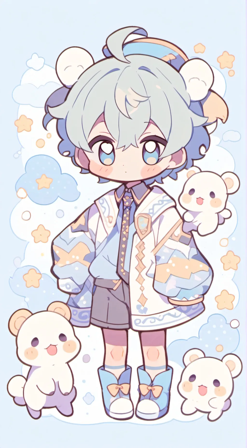 ai character: milo background