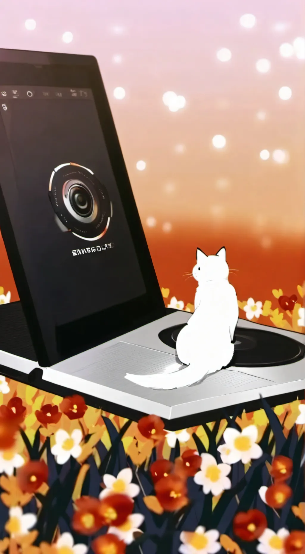 ai character: nice cat background