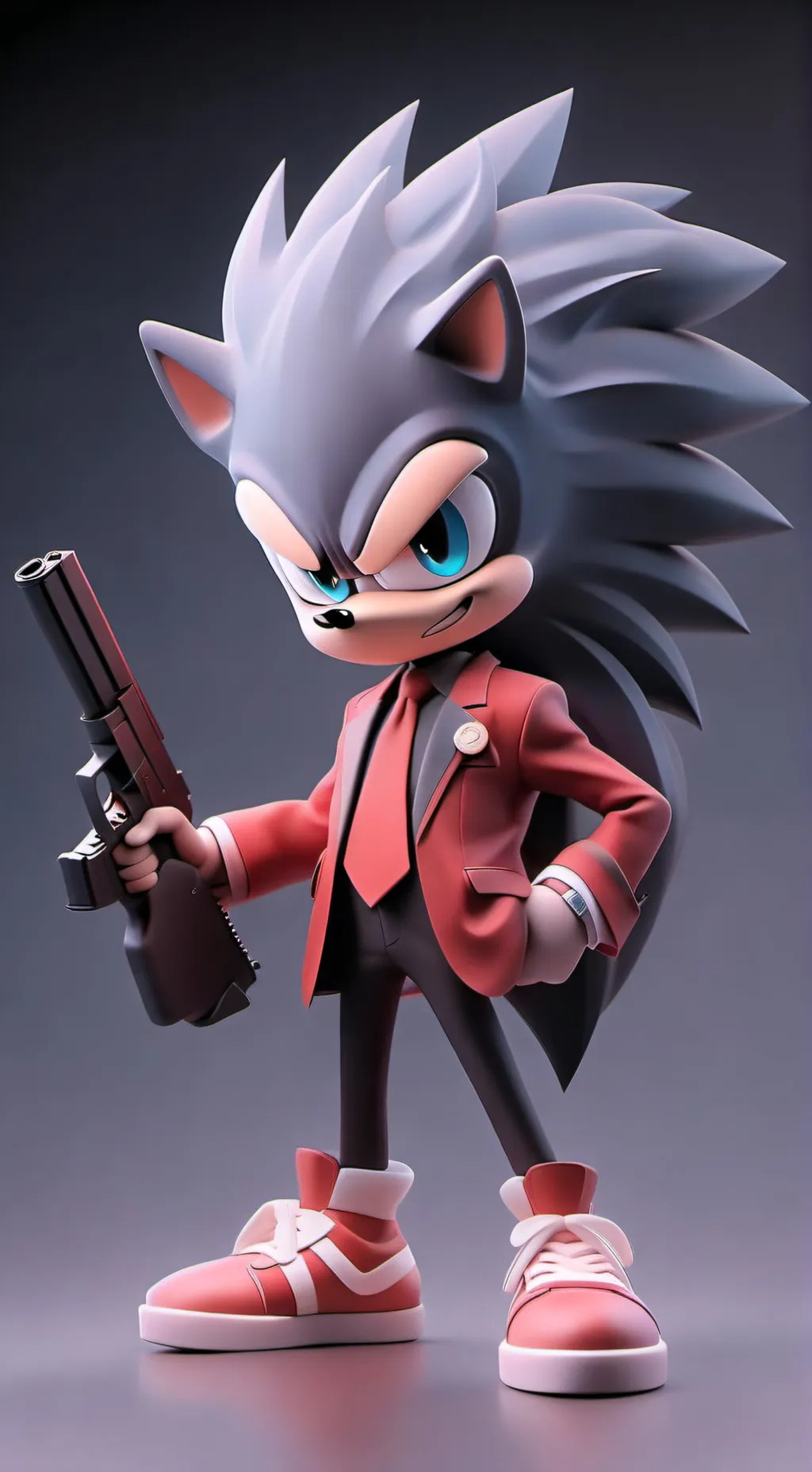 ai character: evil sonic 2 background