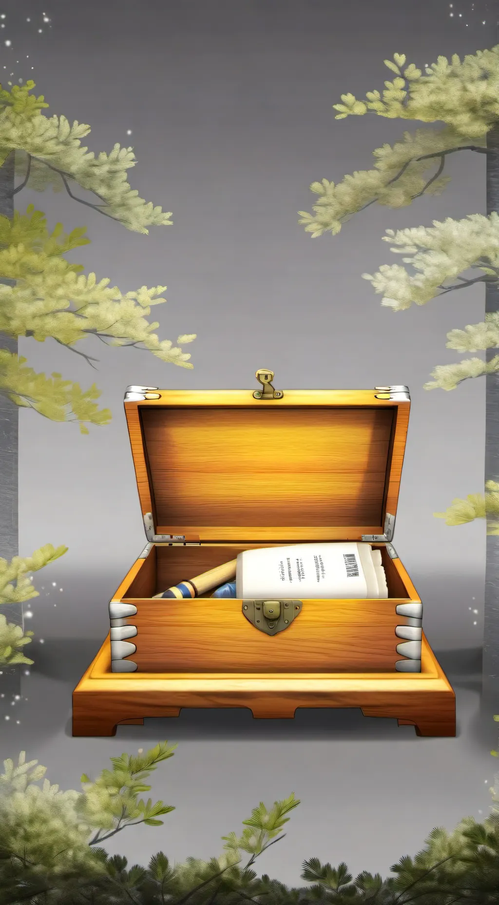 ai character: chest opening sim background