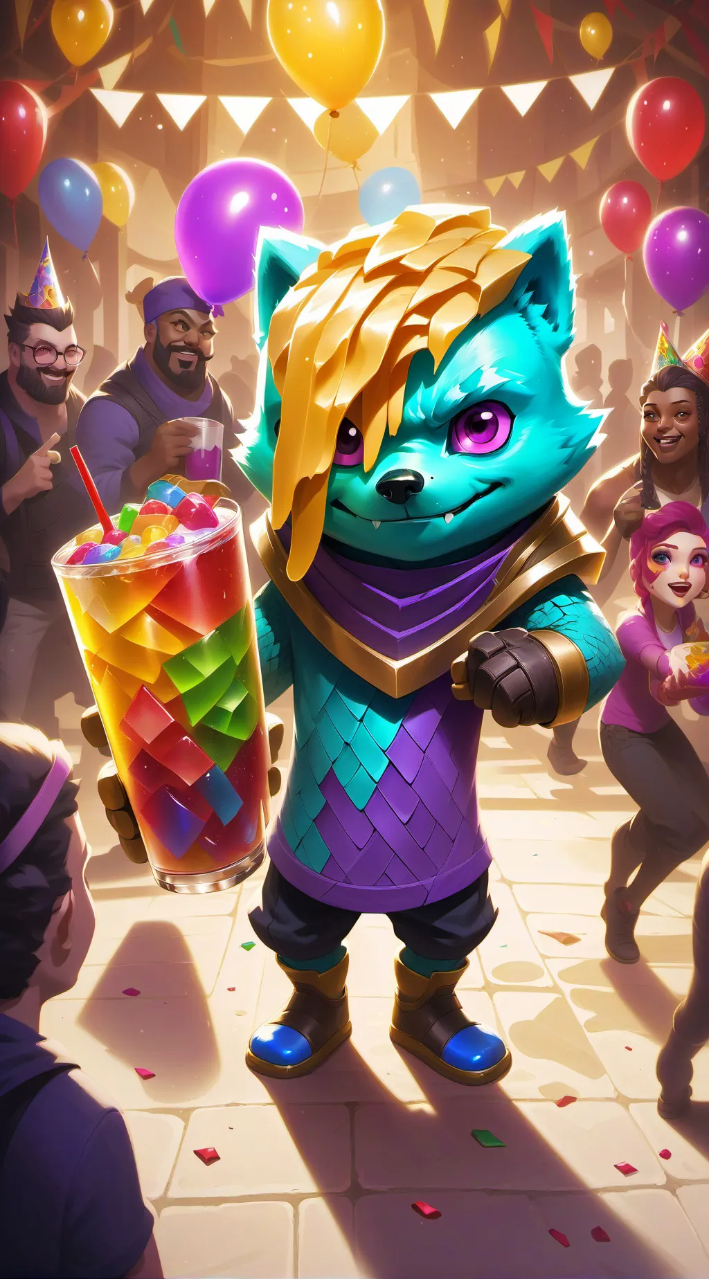 ai character: Thx for 4 subs! background