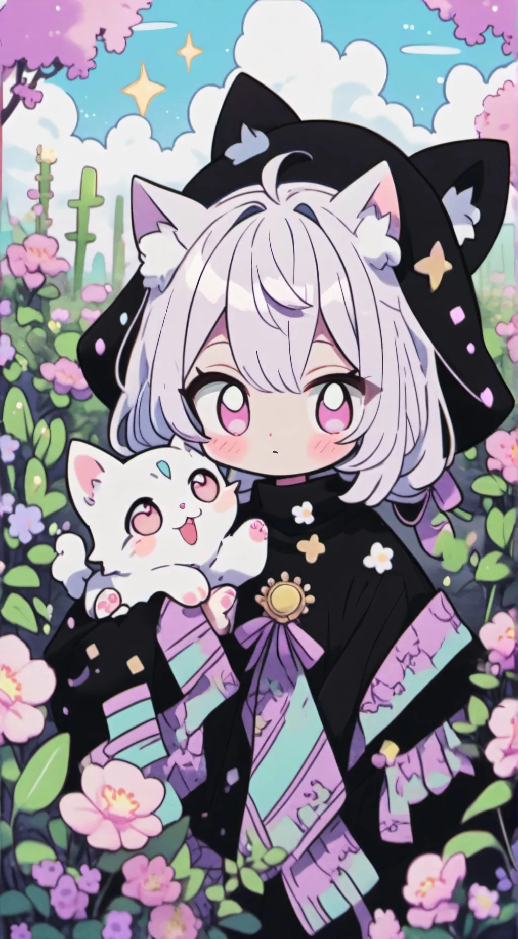 ai character: Bastet PJ Masks background