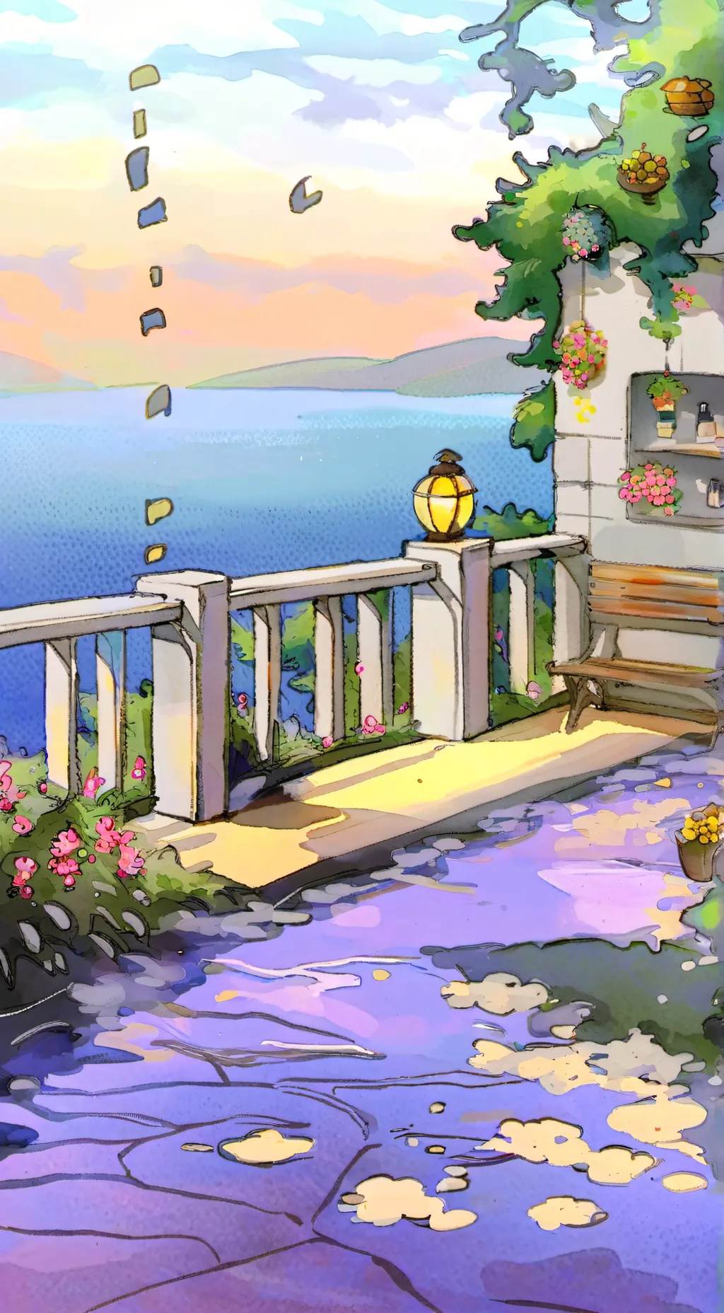 ai character: watcher background