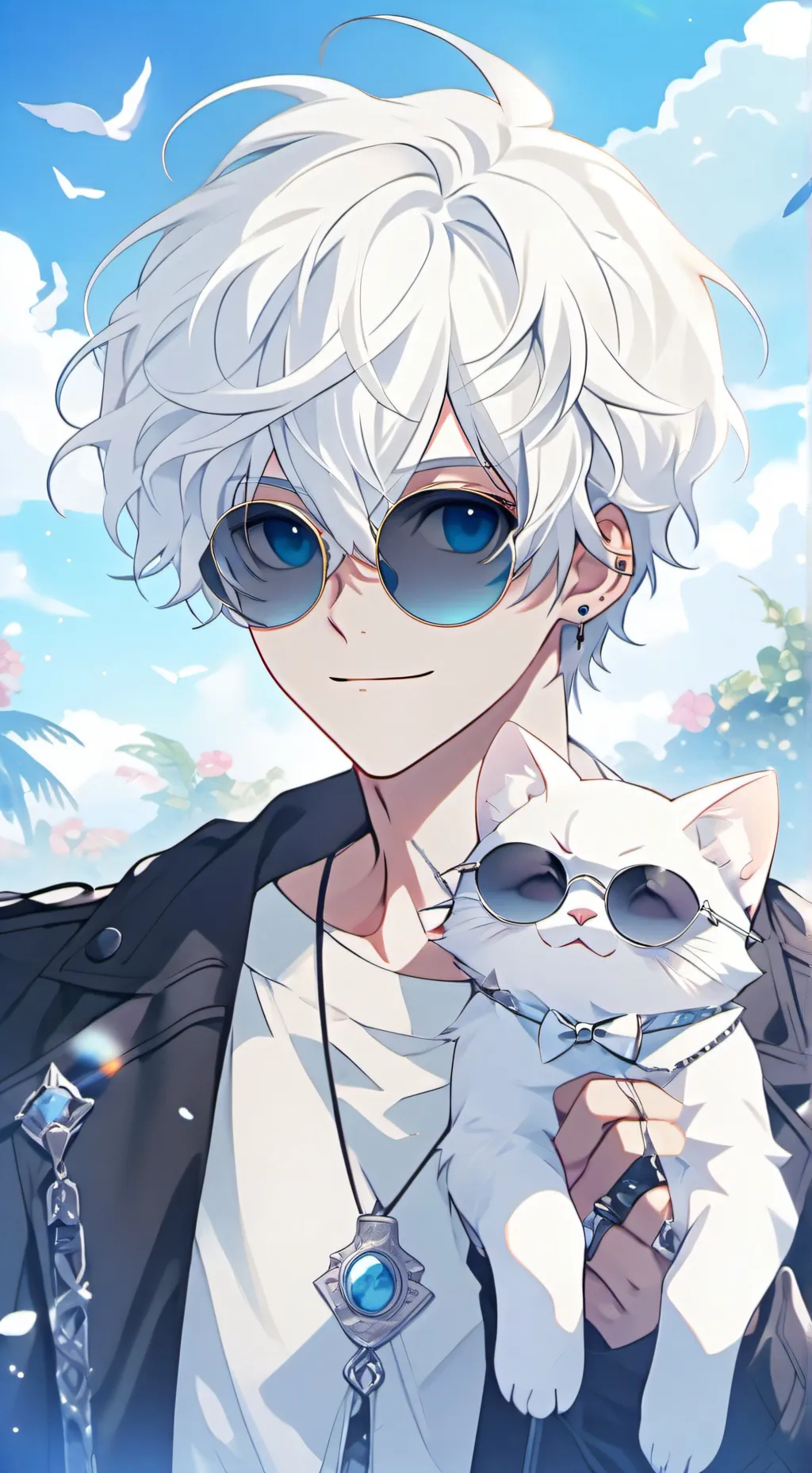 ai character: JJK MALL background