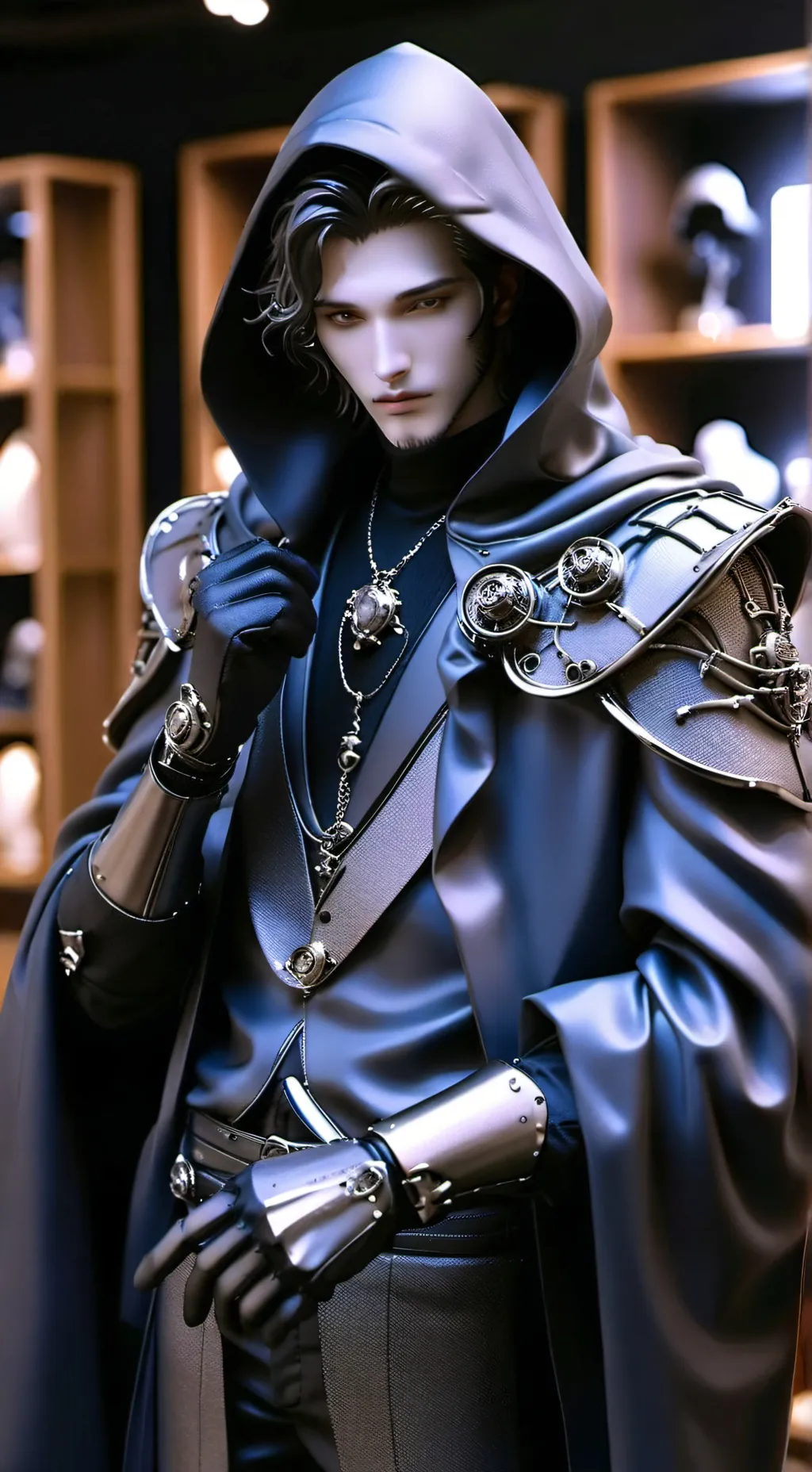 ai character: Vaelith Moonwillow background