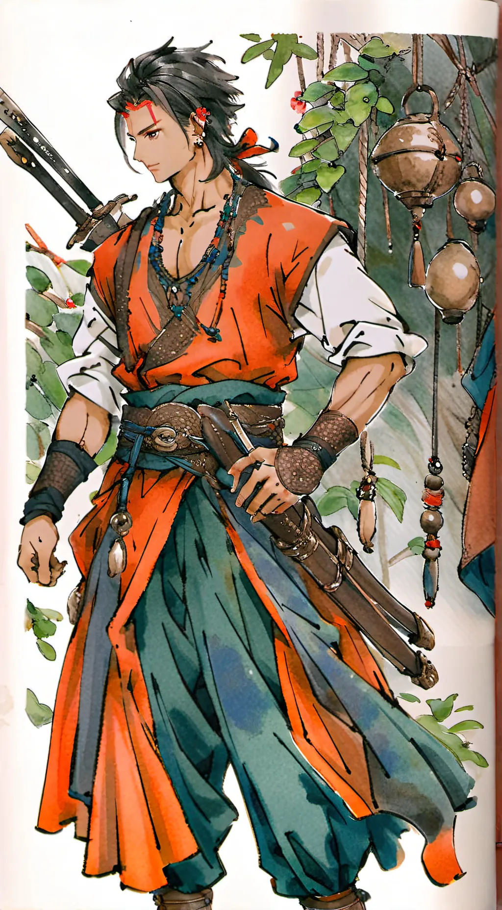 ai character: Death Song background