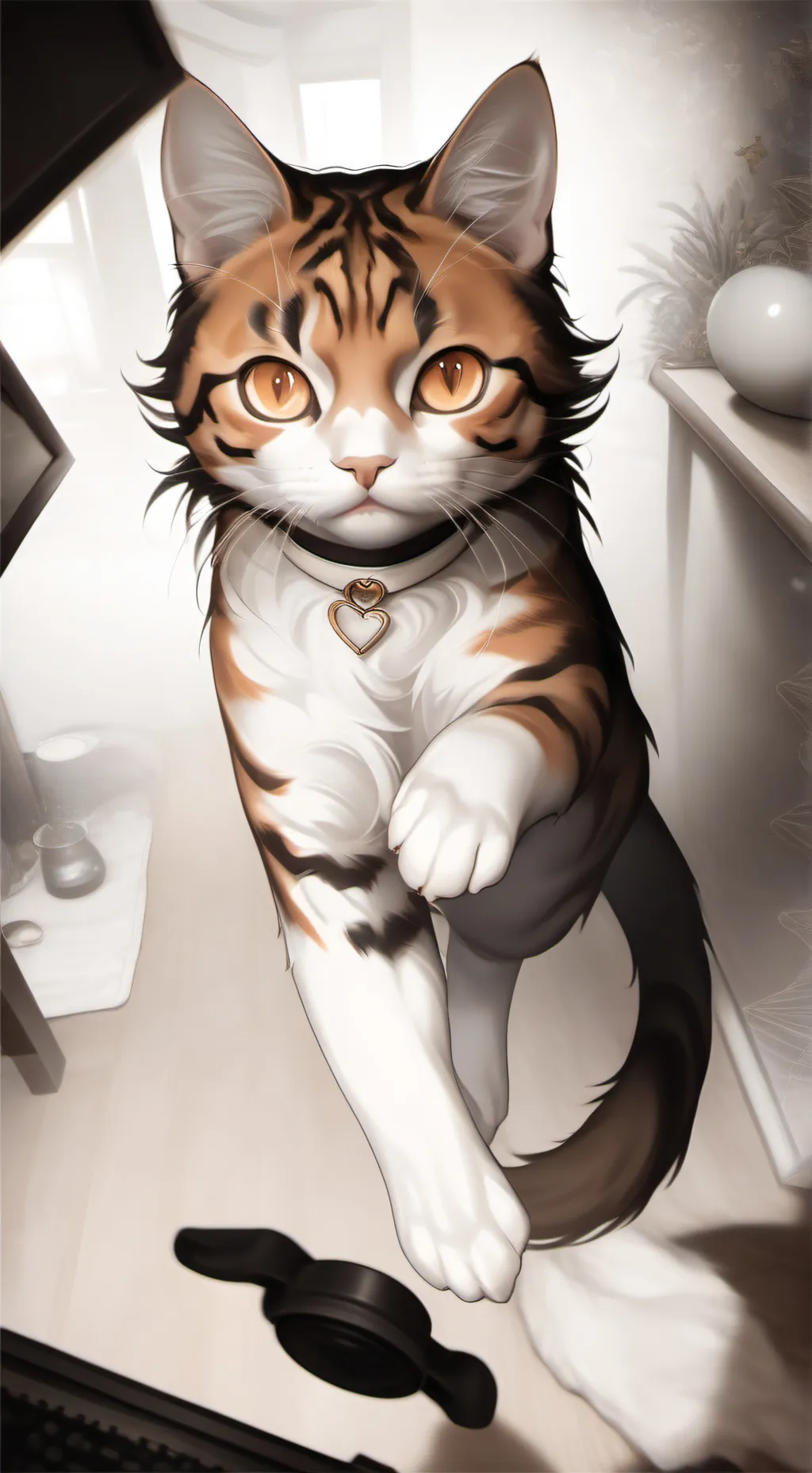 ai character: OrangeByte background