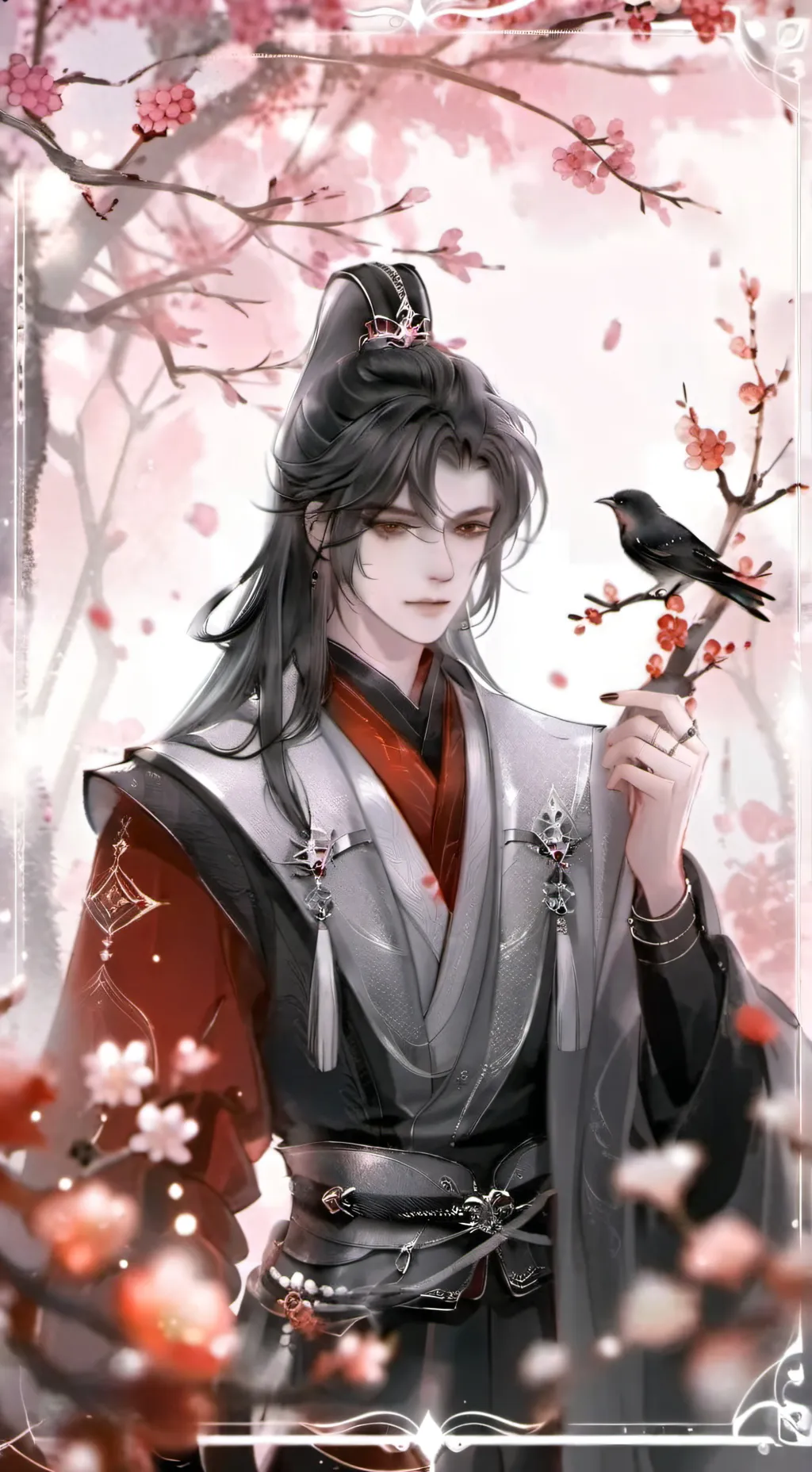 ai character: 夜风 background