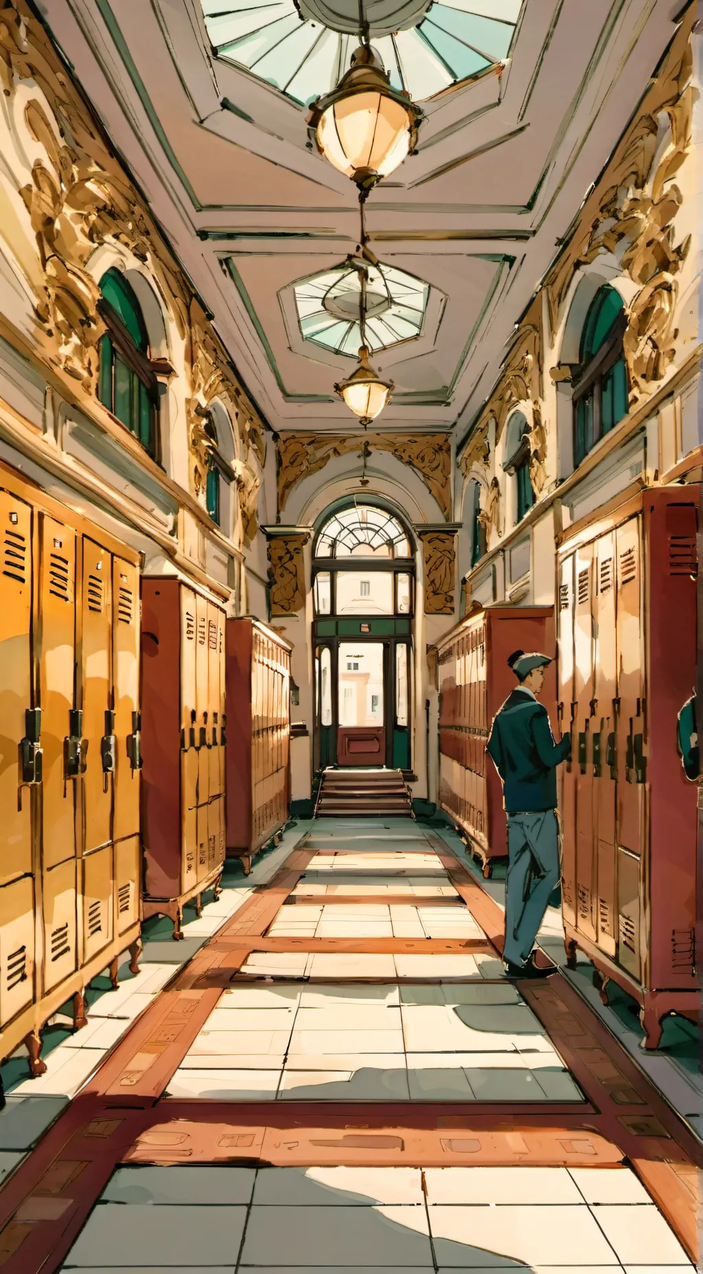 ai character: MD Heathers AU background