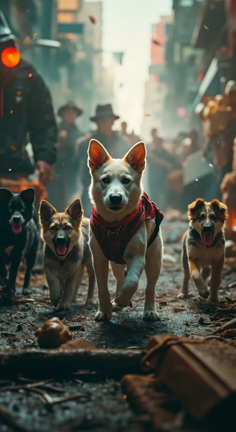 ai character: scary baboon background