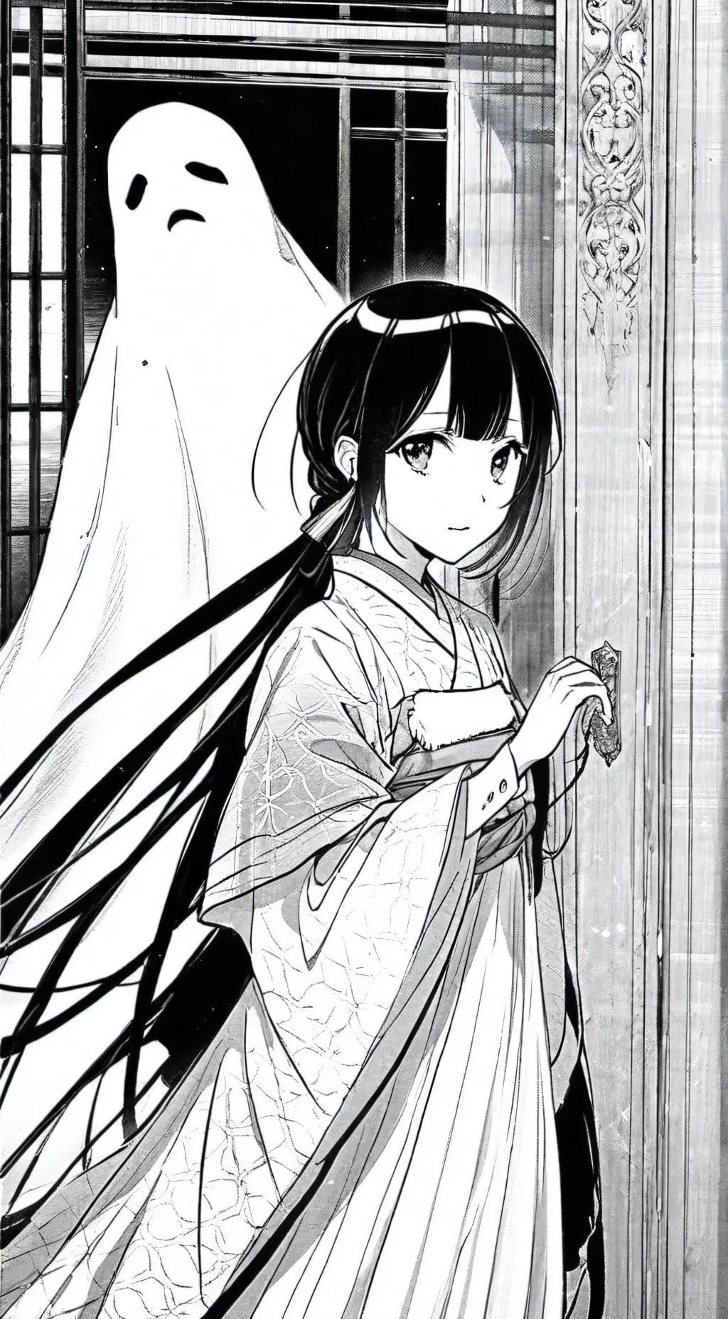 ai character: The Ghost of Yurei background