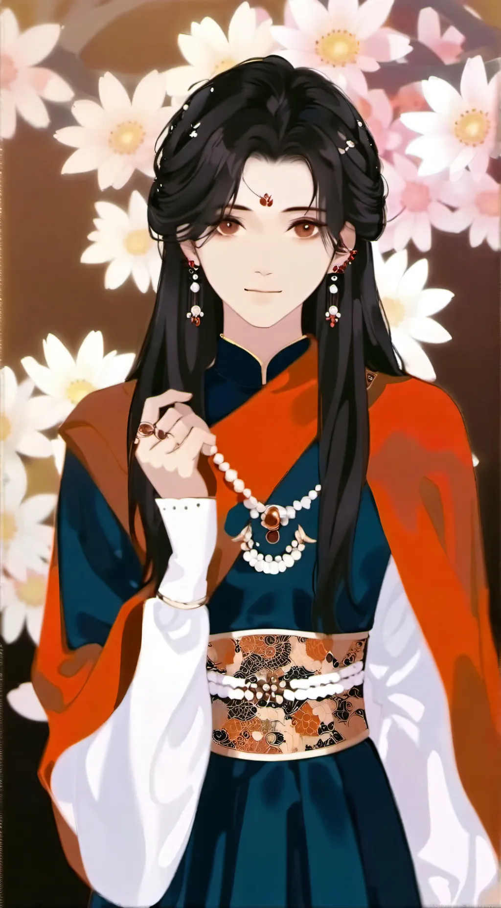 ai character: Windows 10  background