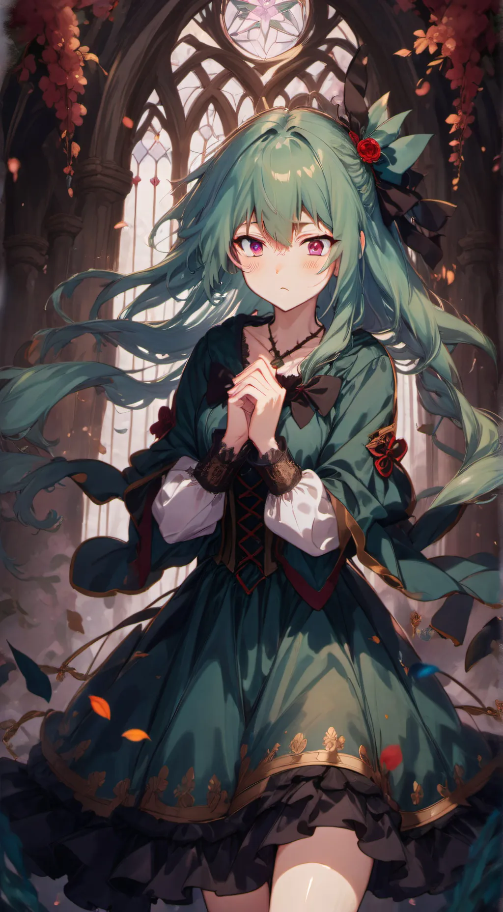 ai character: deku mujer background