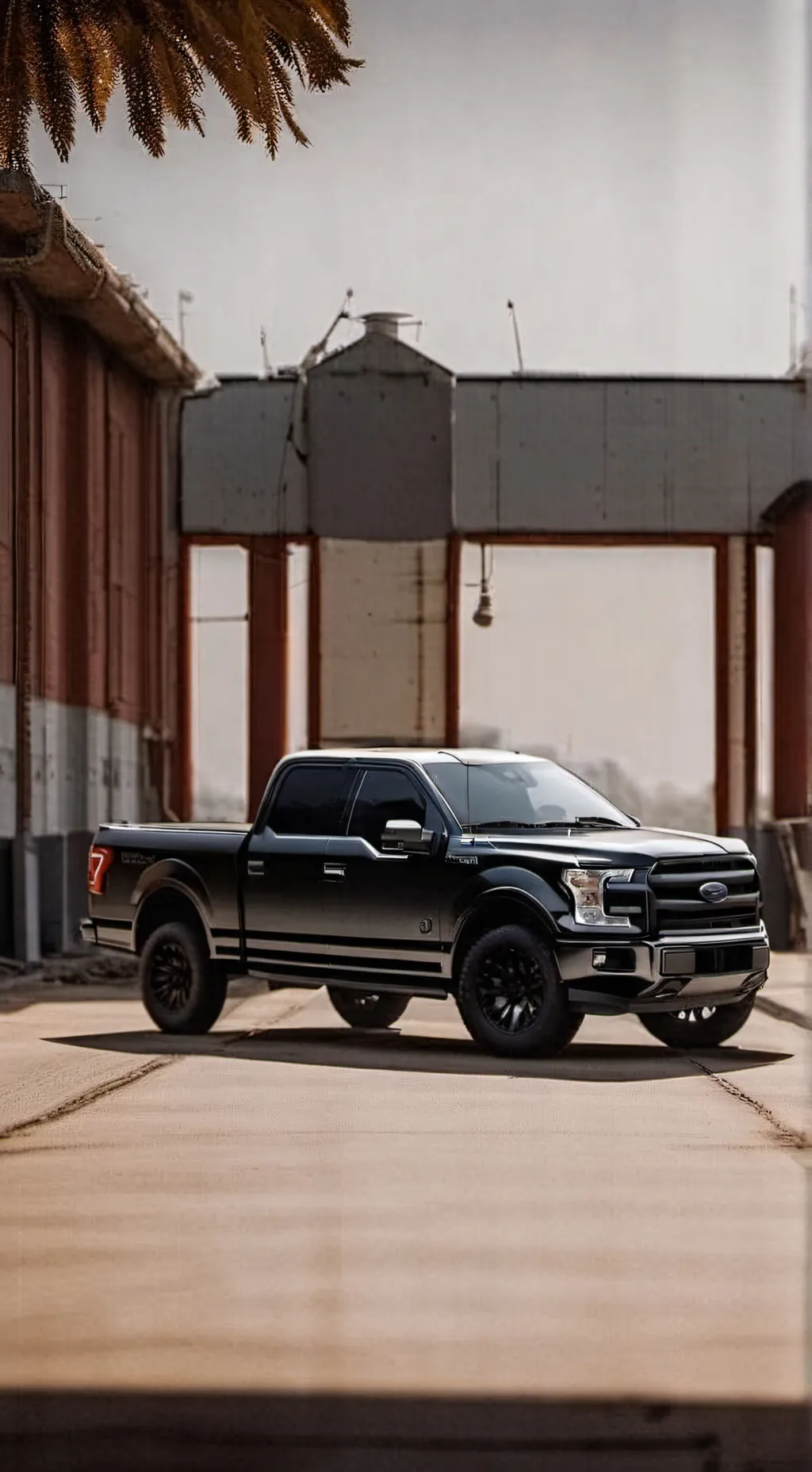 ai character: Ford f150 background