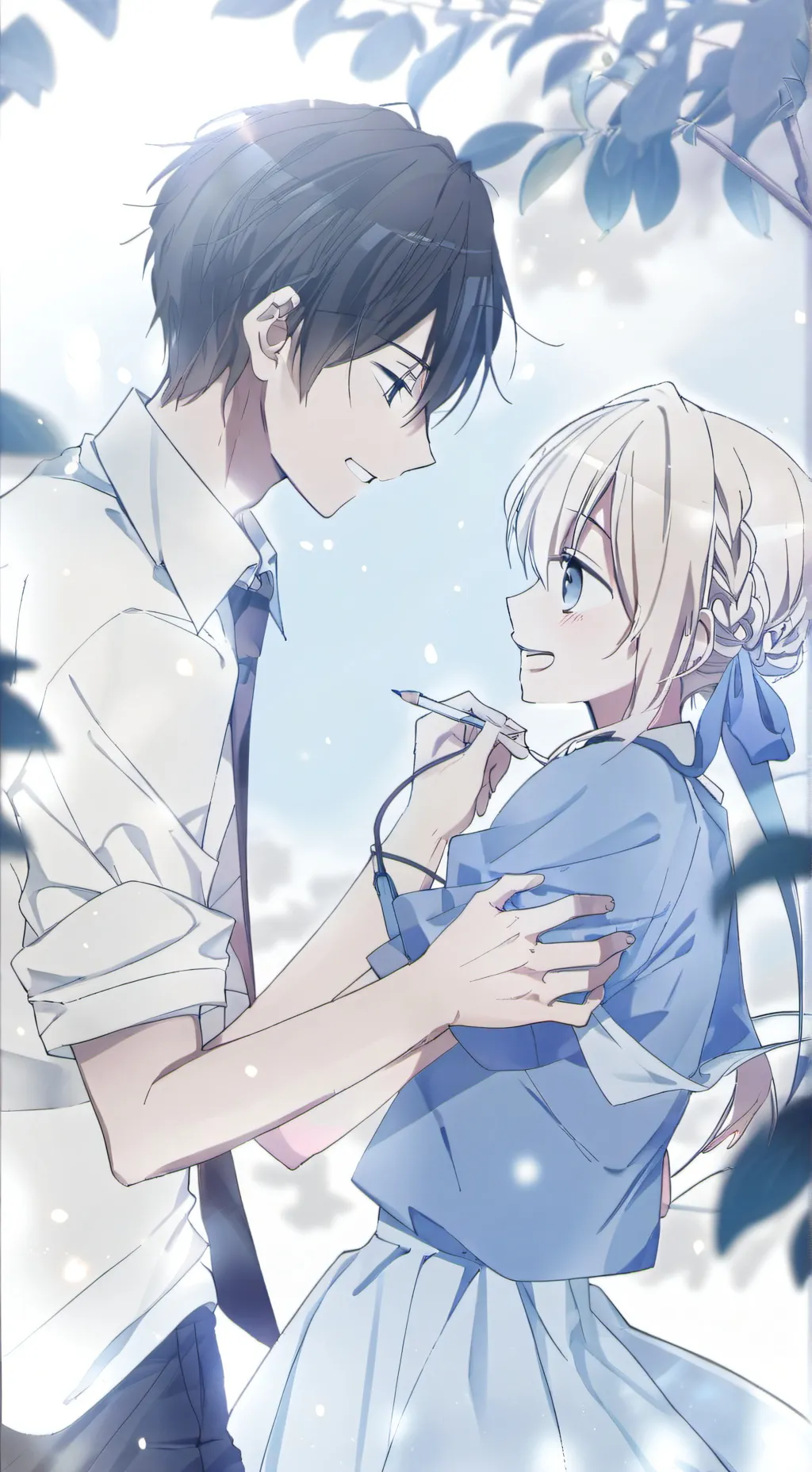 ai character: bella and kuro background