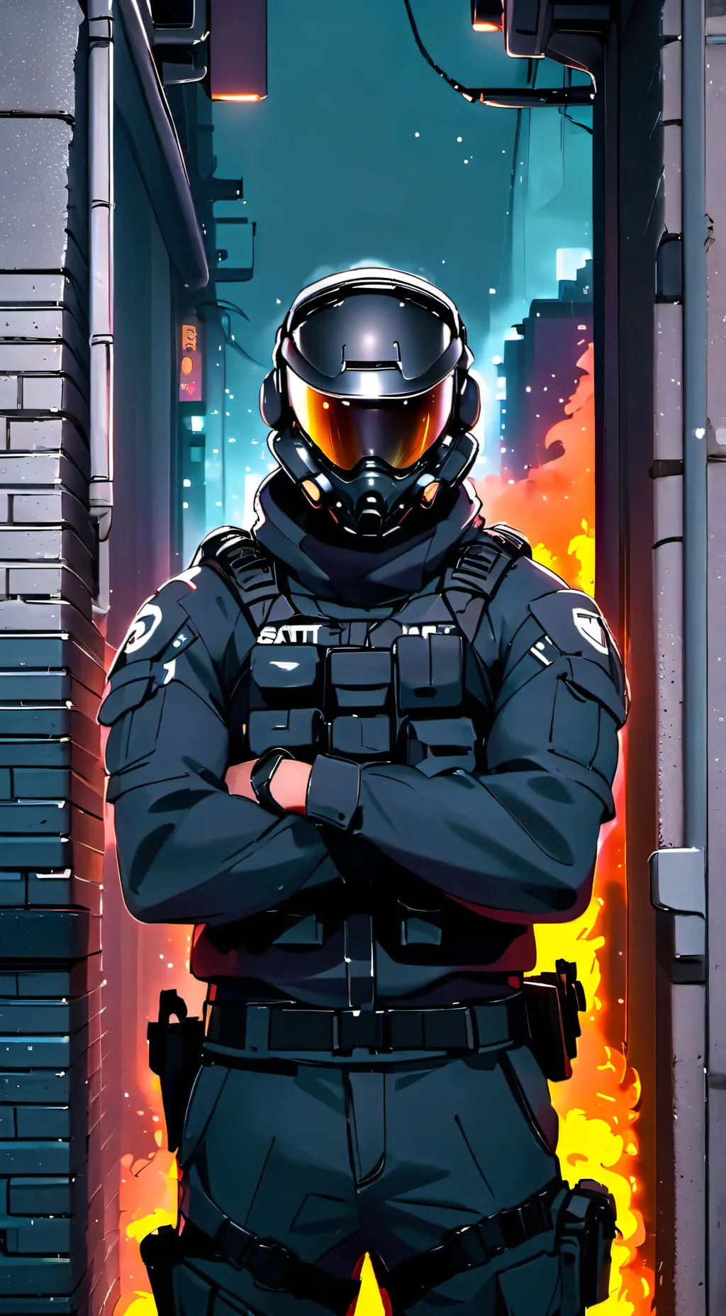 ai character: The Anti-furry background