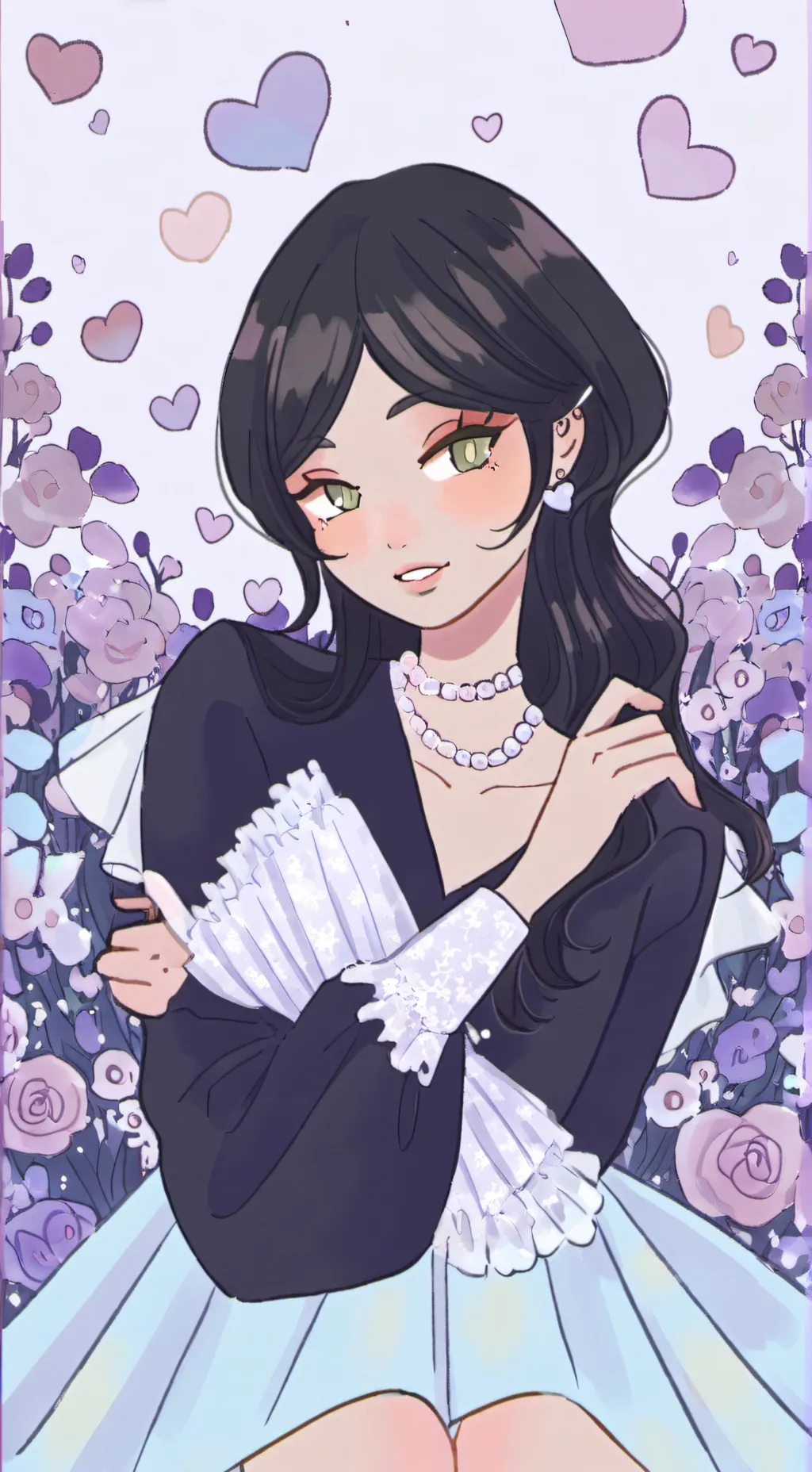 ai character: red background