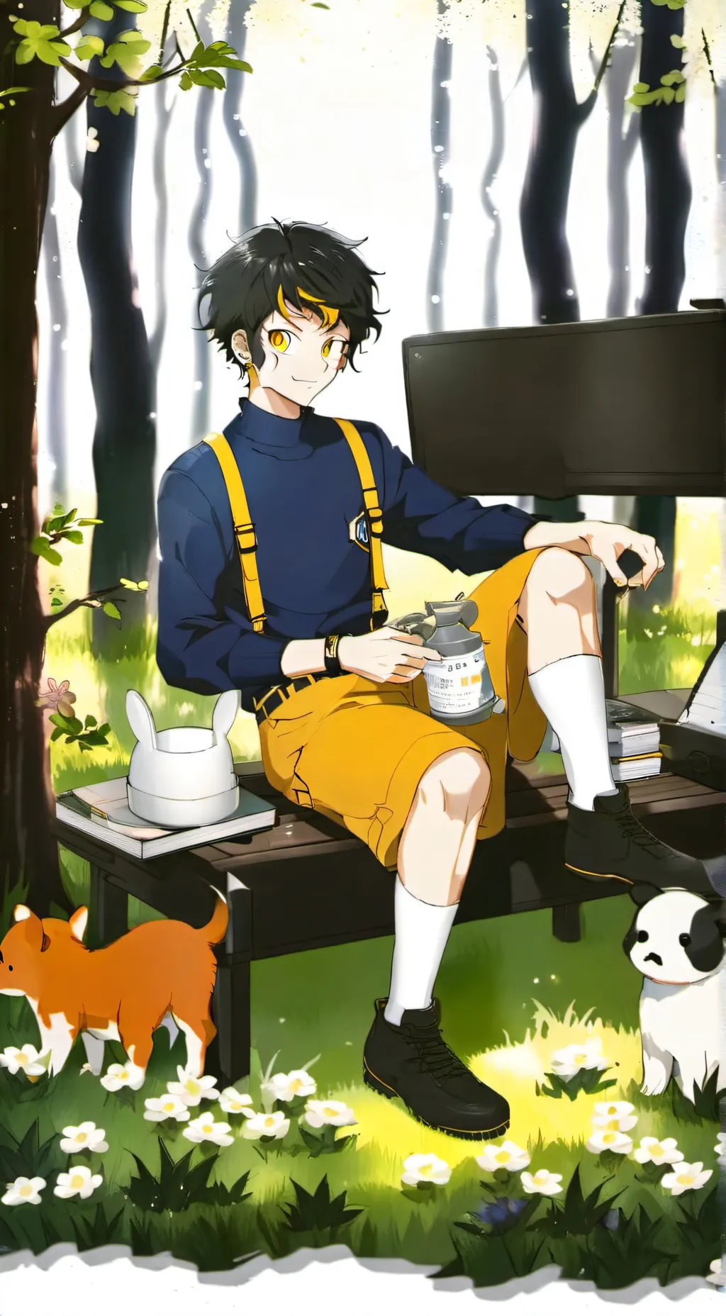 ai character: Kid BACHIRA background