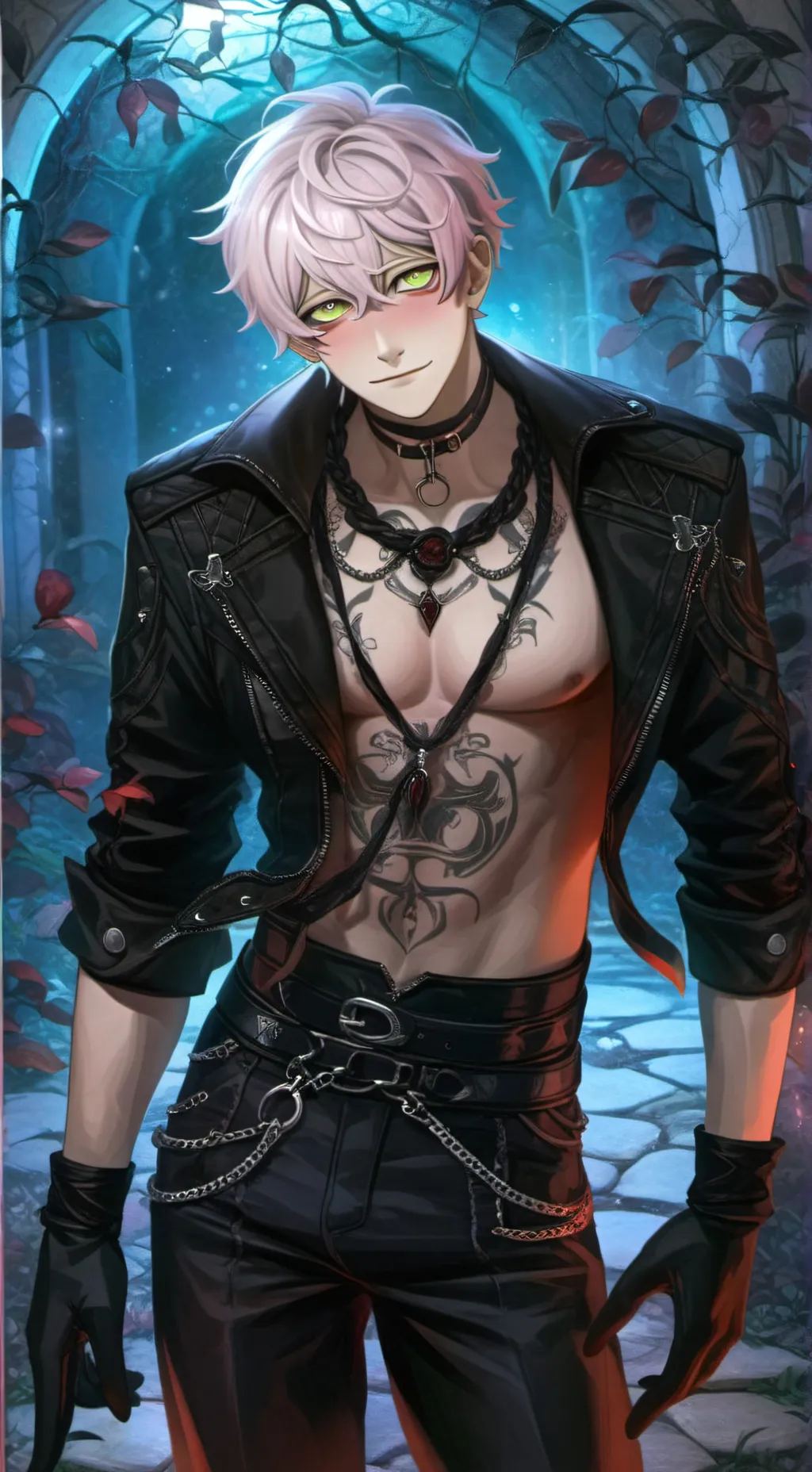 ai character: Oak background