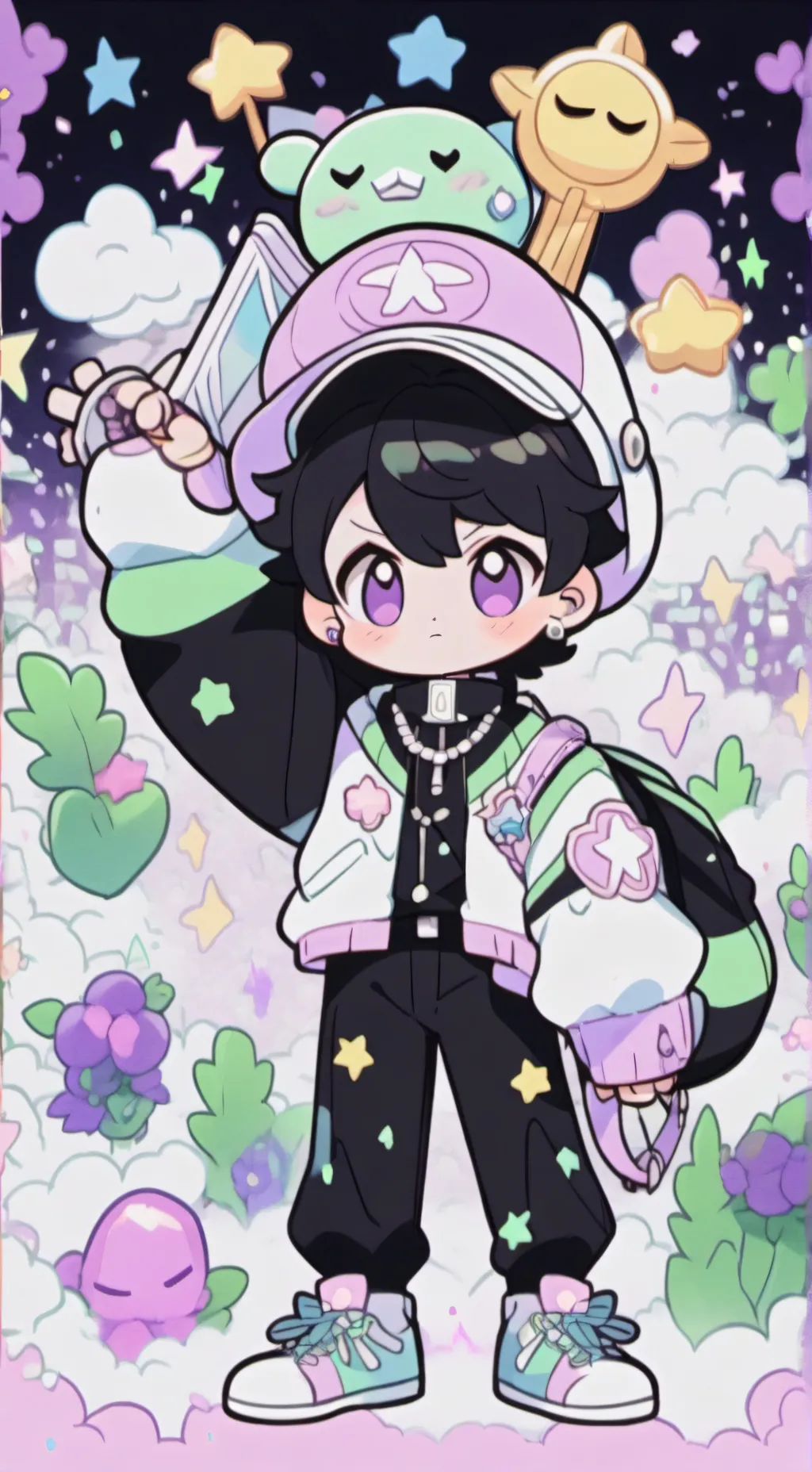 ai character: brawl stars school background