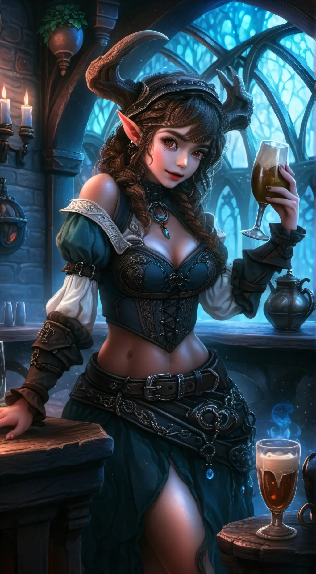 ai character: Lily  background