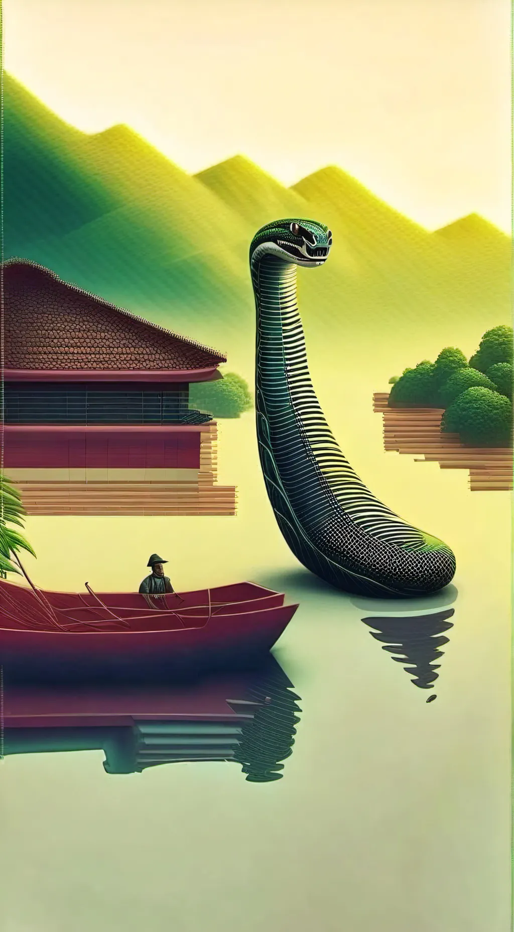 ai character: cobra background