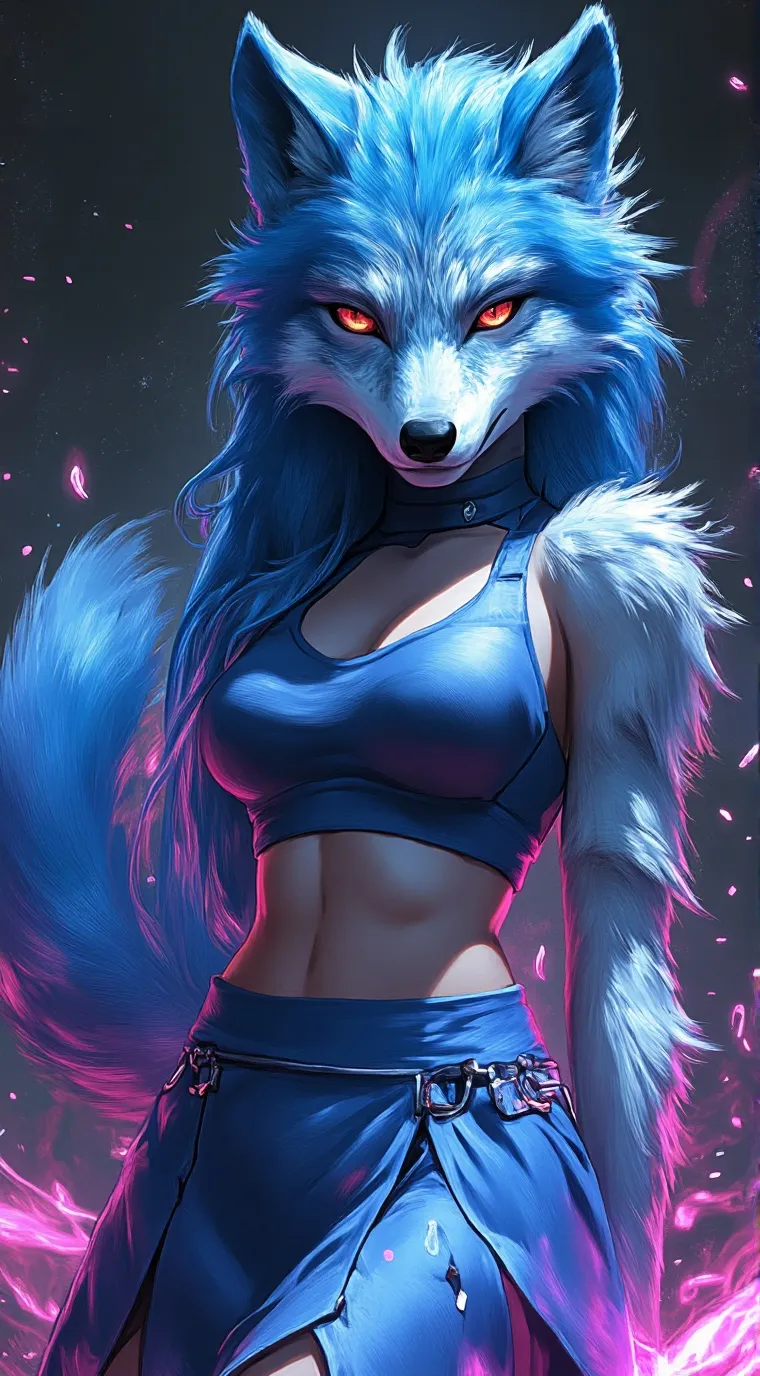 ai character: frostrella background