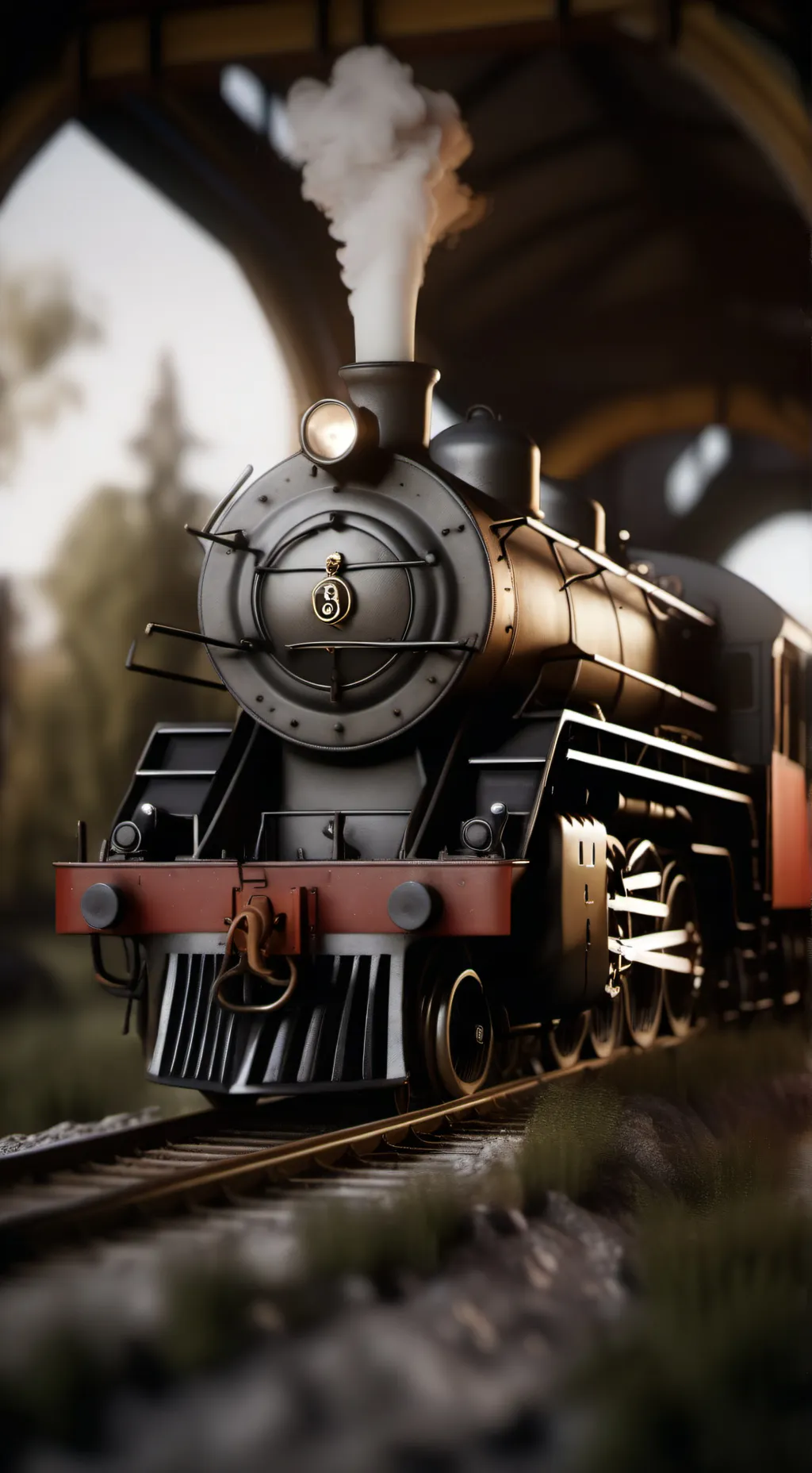 ai character: Steam locomotive background