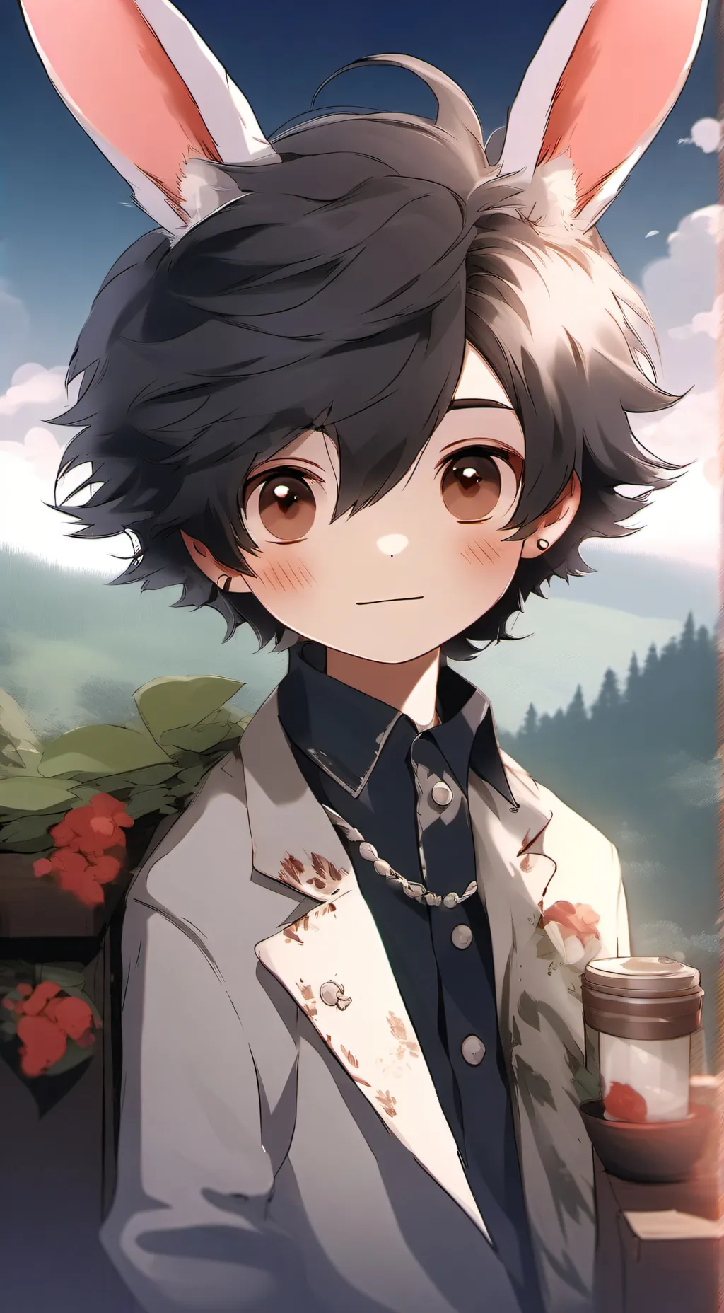 ai character: Toby  background