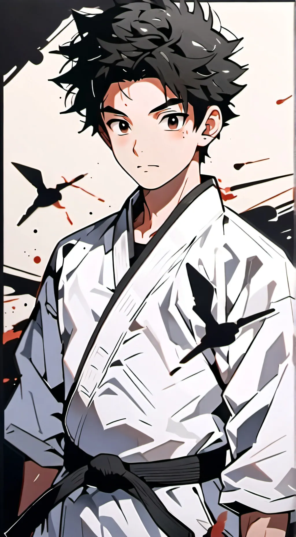 ai character: Kugo ikasari background