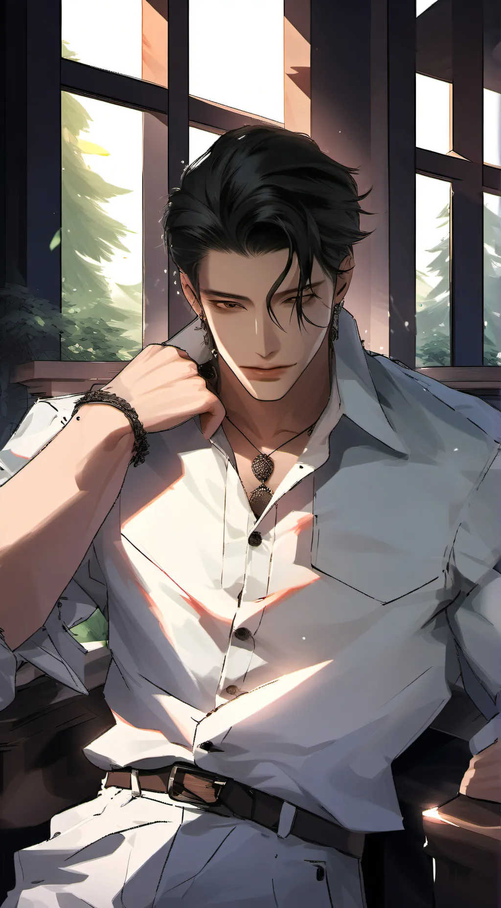 ai character: валентин background