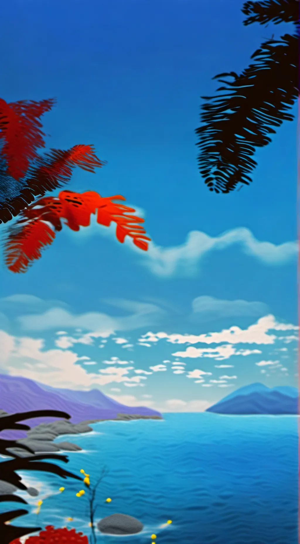 ai character: fire spirit background