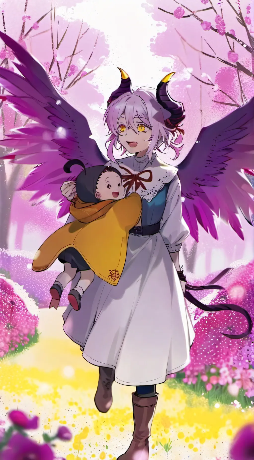 ai character: lea  background