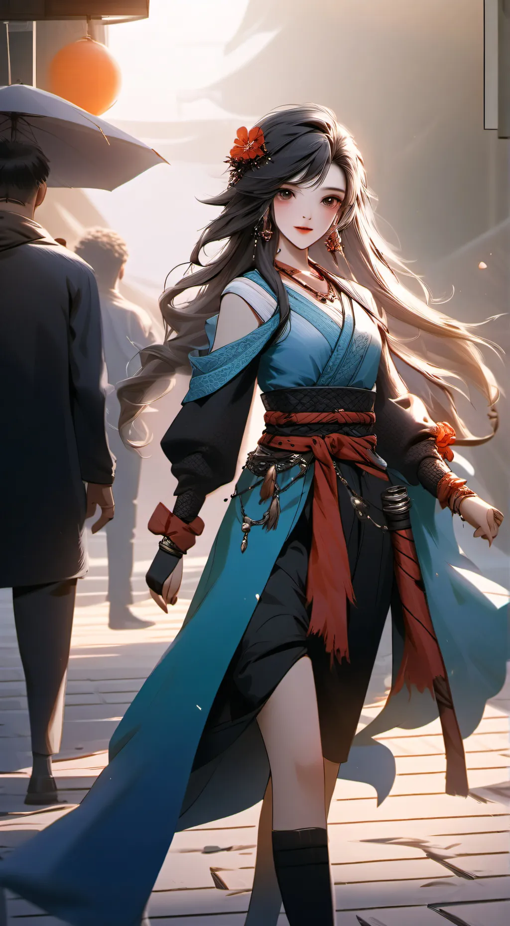 ai character: Inosuke's sister  background