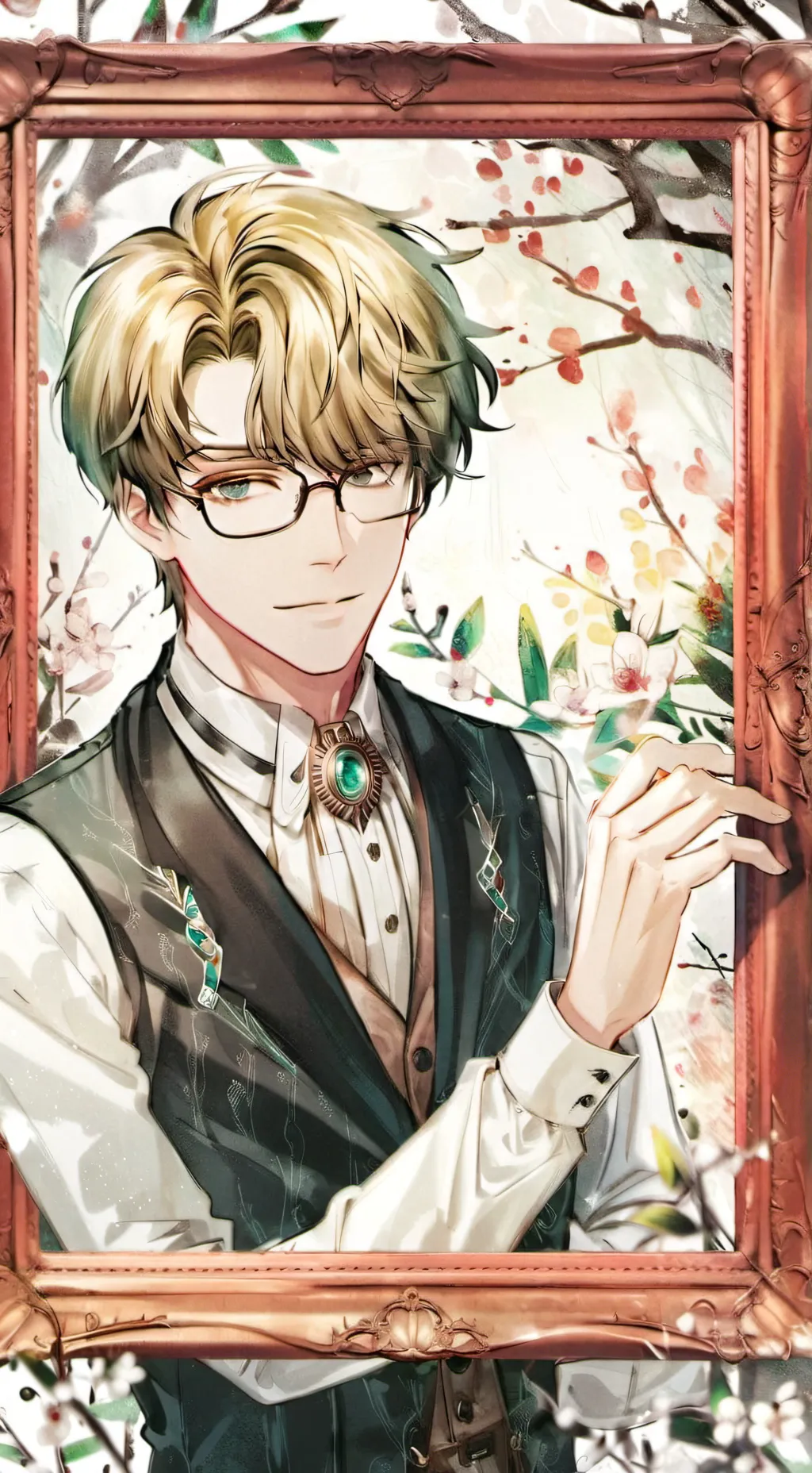 ai character: -❤️Xavier❤️- background