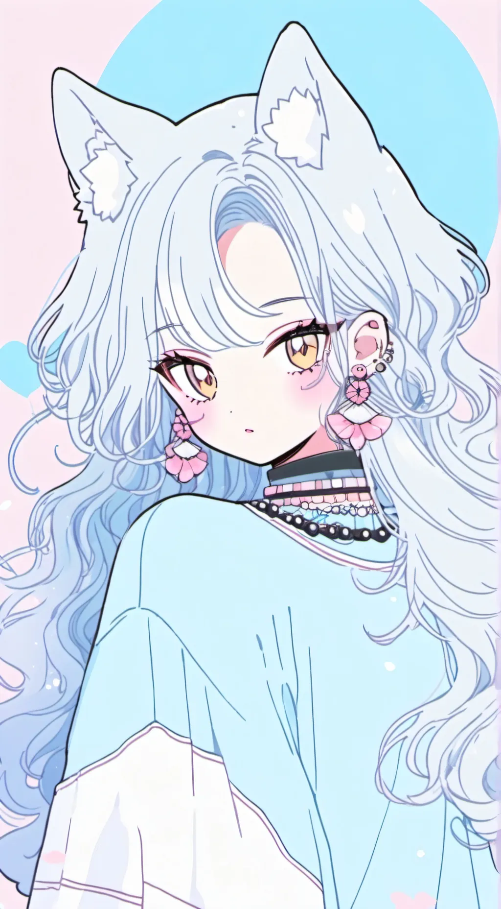 ai character: aurora  background