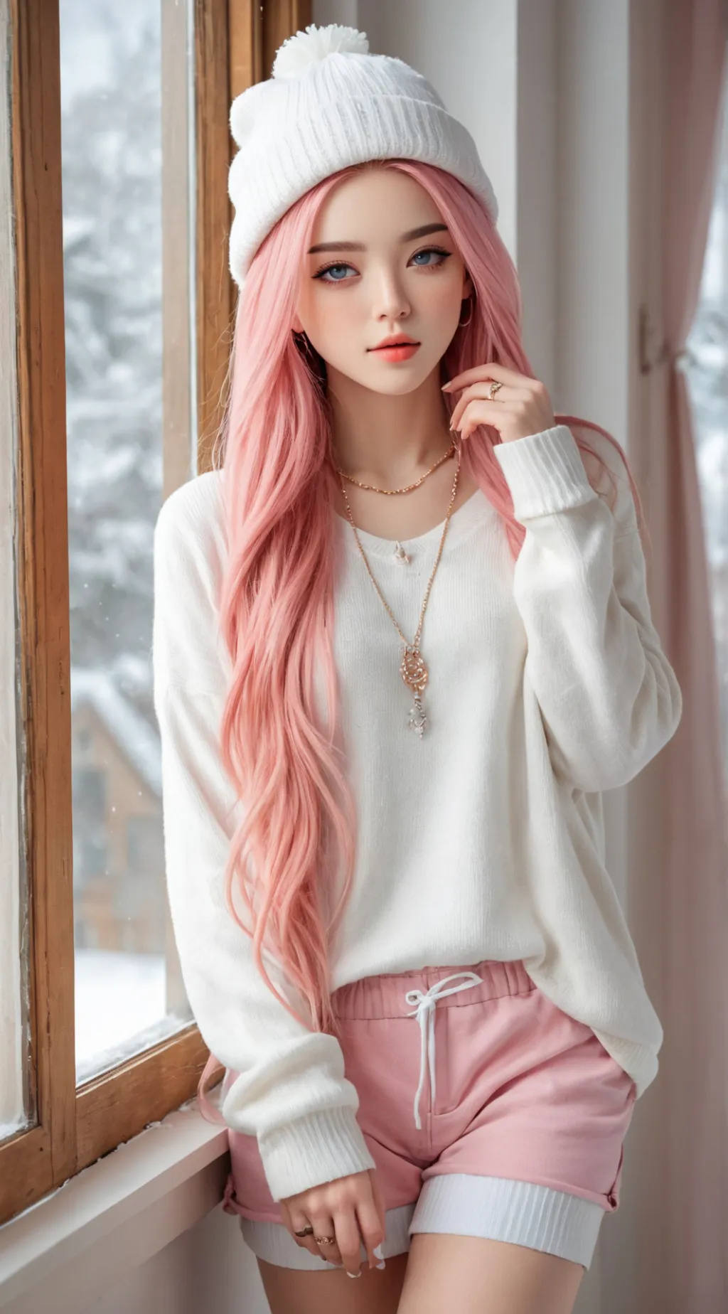 ai character: Zoey background